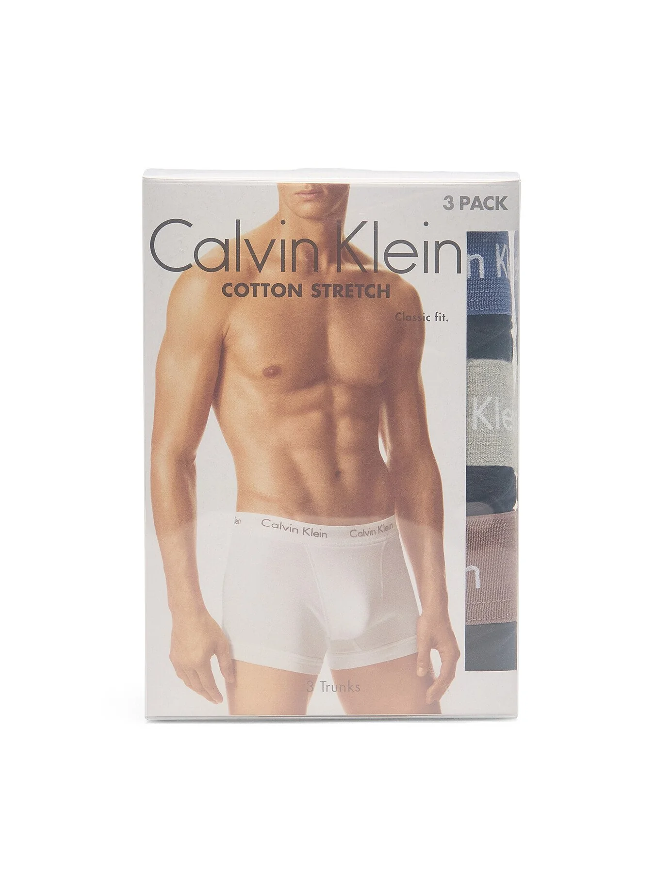 Three Pack Cotton Stretch Trunks - Image 3