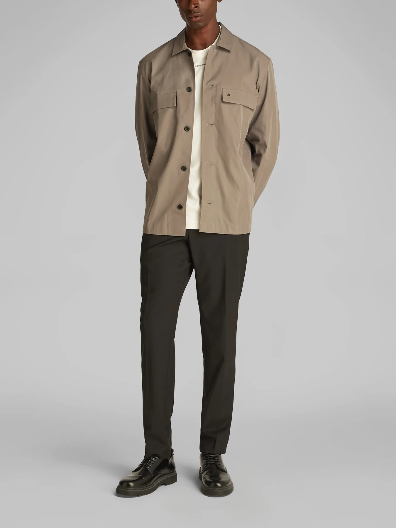 Boxy Twill Overshirt - Image 3