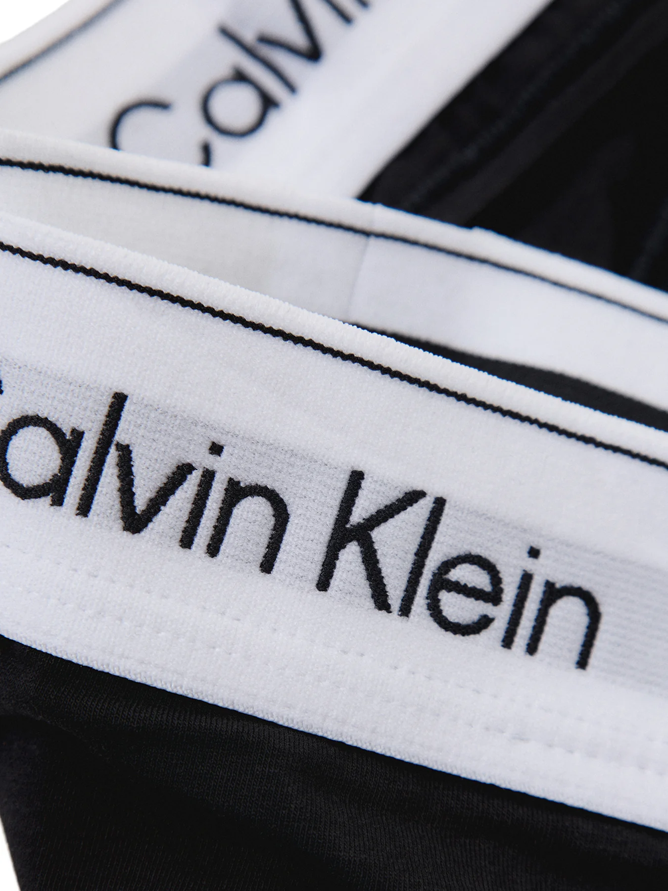 Icon Cotton Thong Black - Image 2