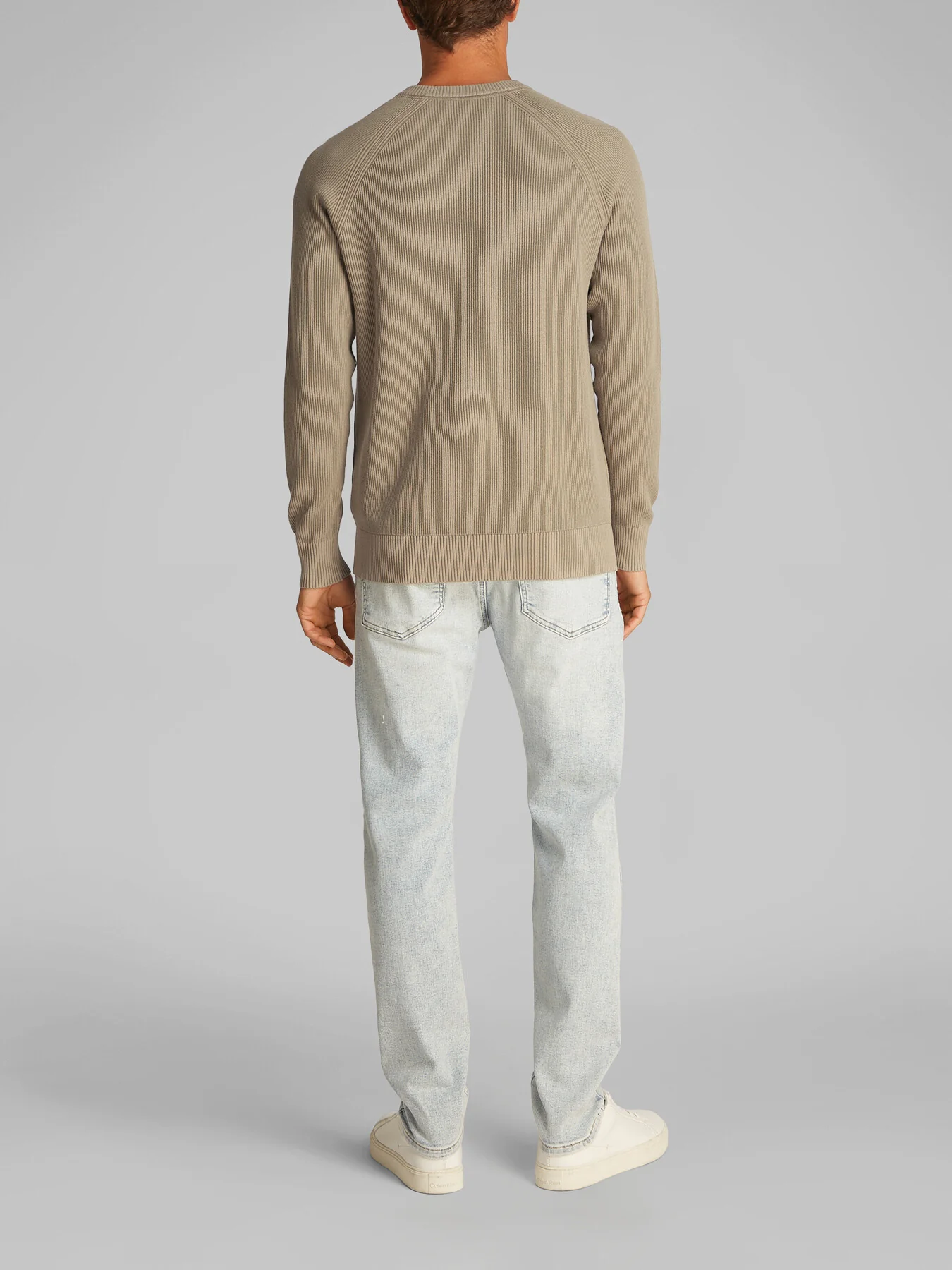 Ribbed Crew Neck Jumper - Image 4