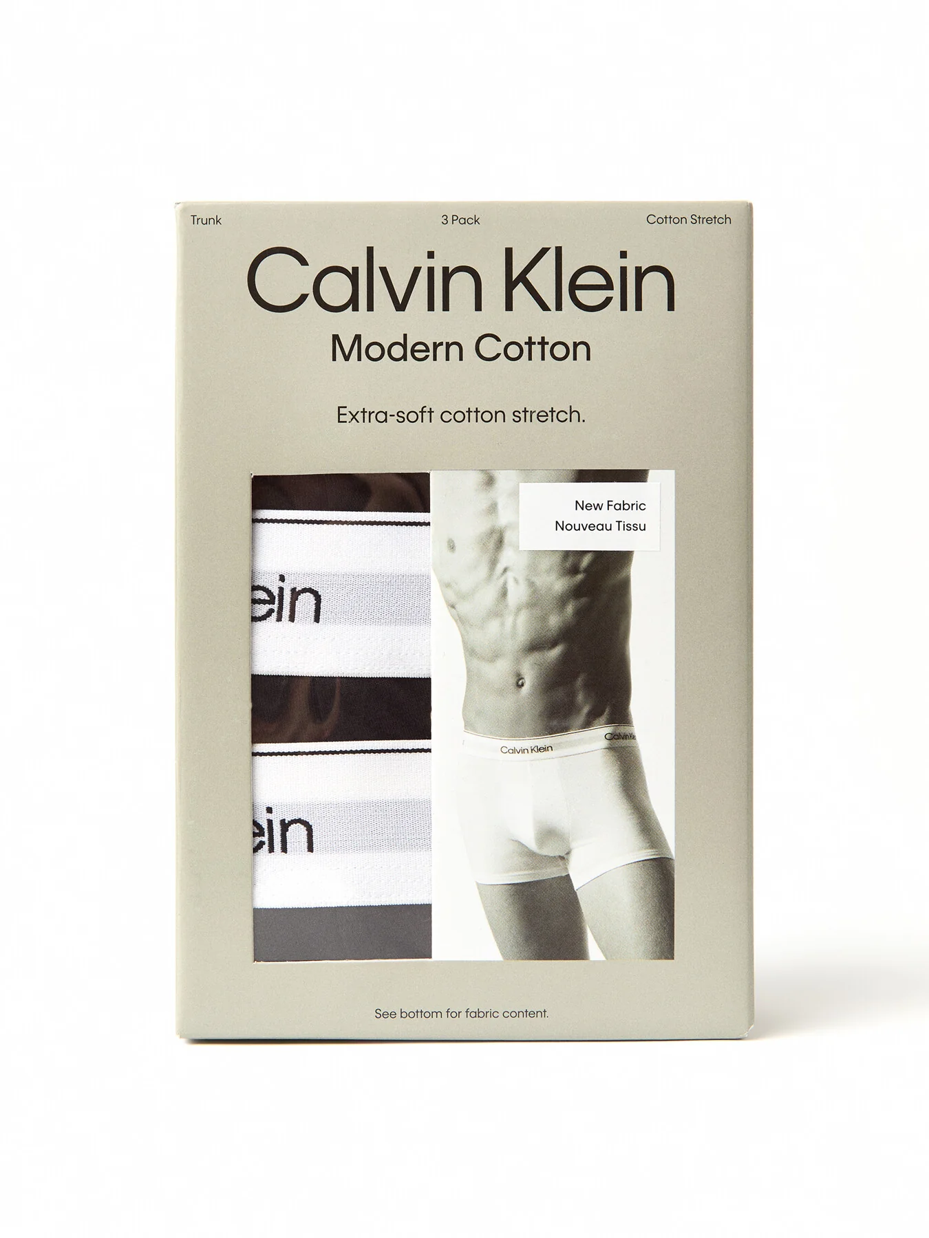Three Pack Modern Cotton Stretch Trunks - Image 2