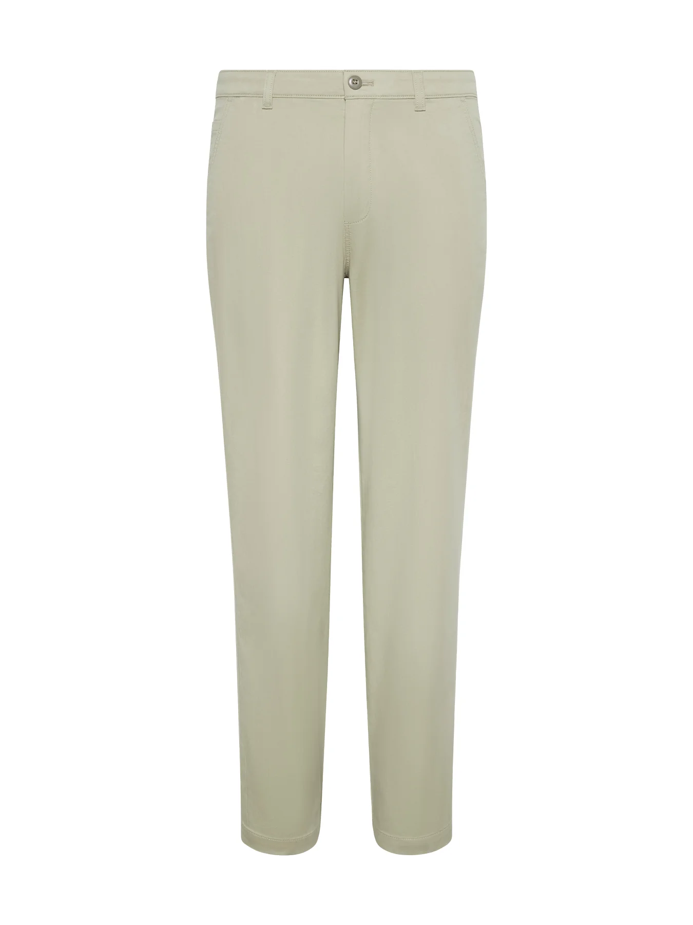 Slim Stretch Cotton Chino Trousers