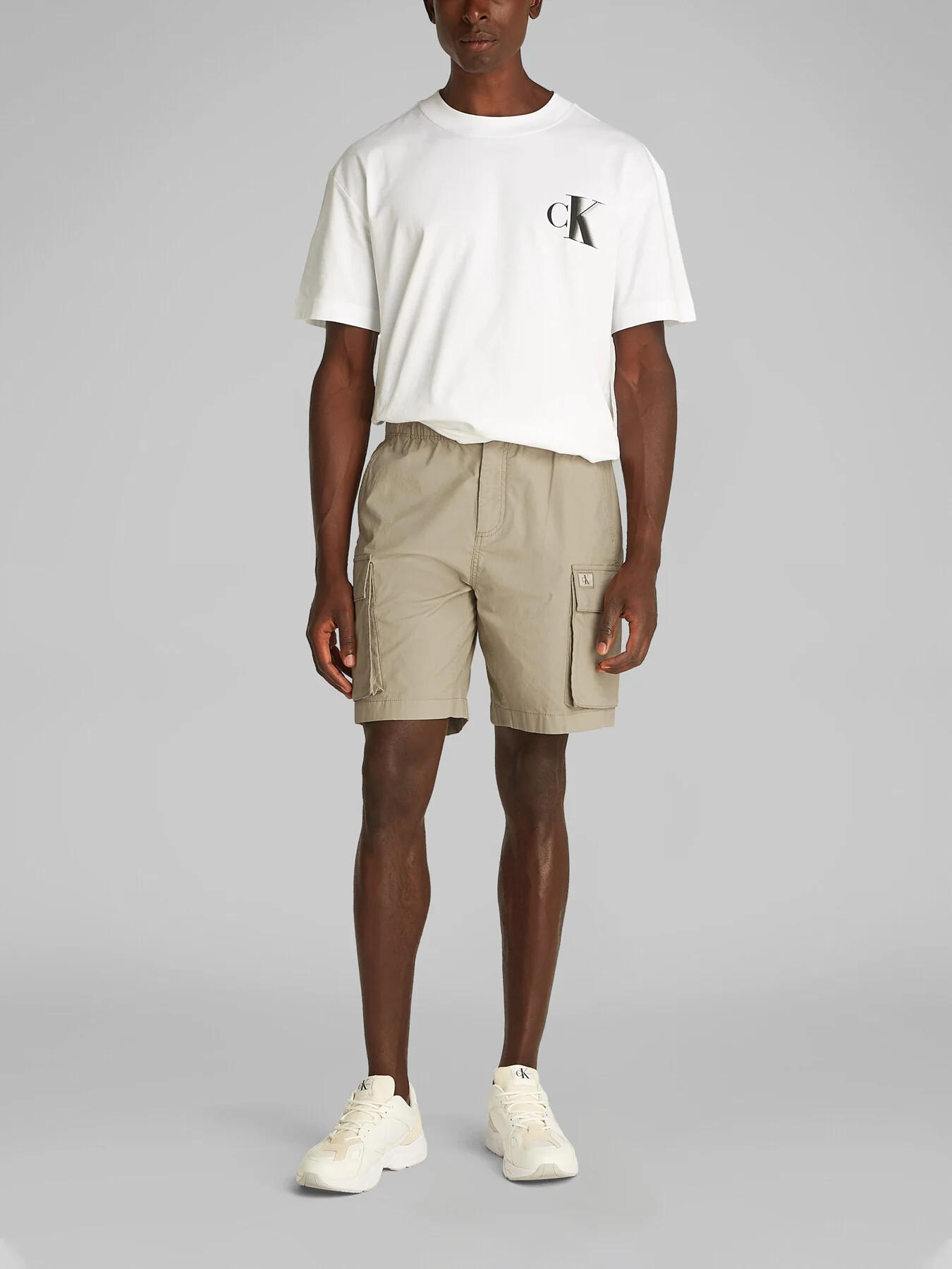 Straight Twill Cargo Shorts - Image 3