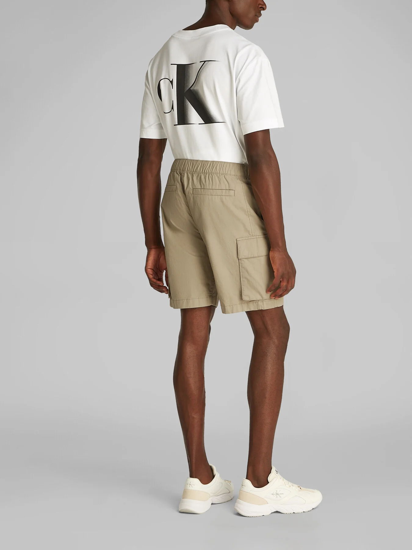 Straight Twill Cargo Shorts - Image 4