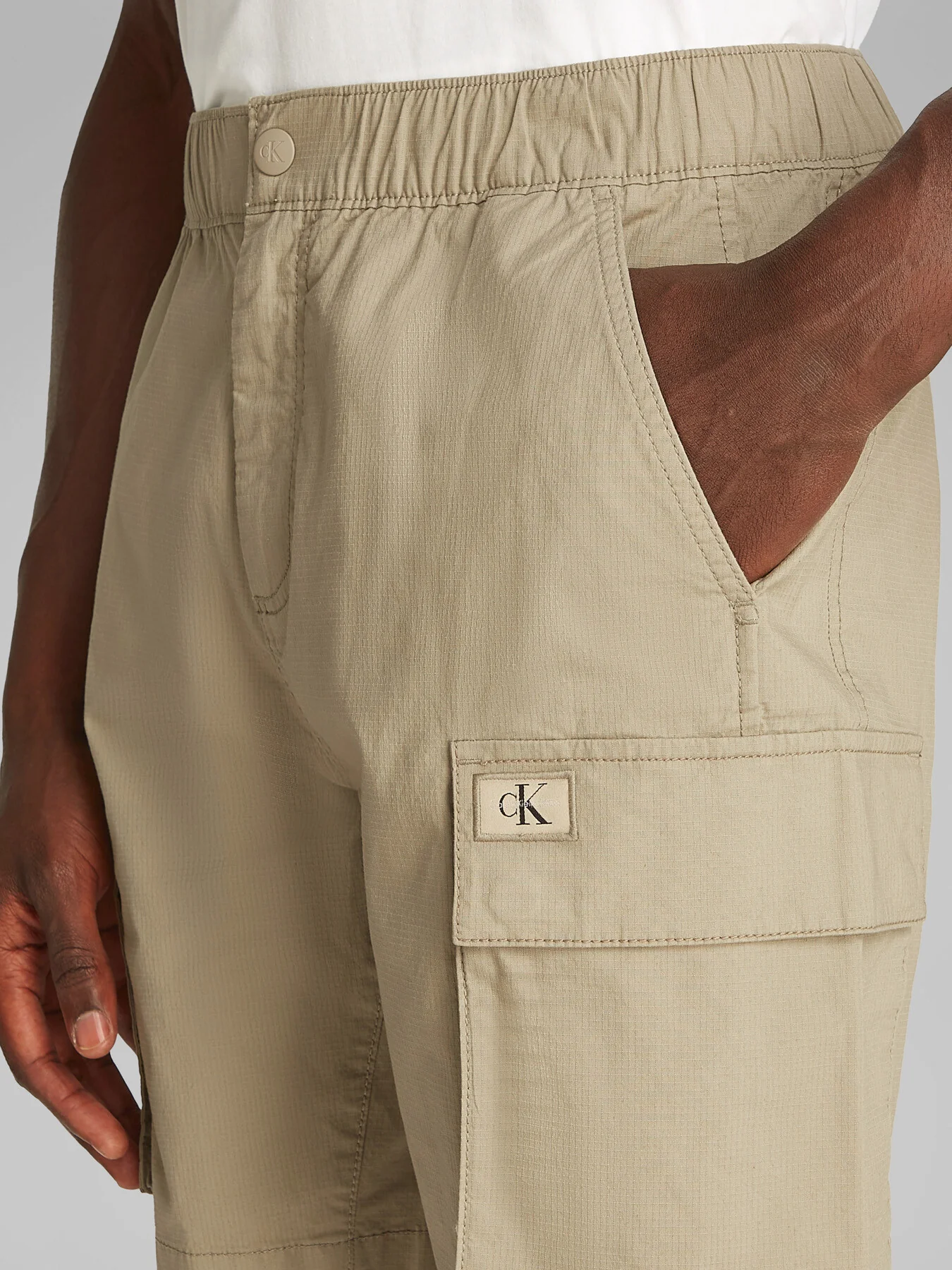 Straight Twill Cargo Shorts - Image 5