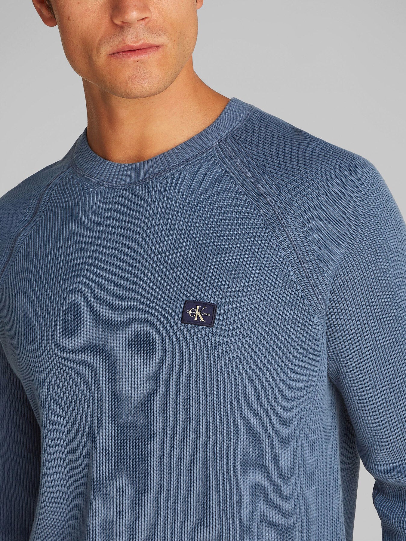 Ribbed Crew Neck Jumper - Image 5