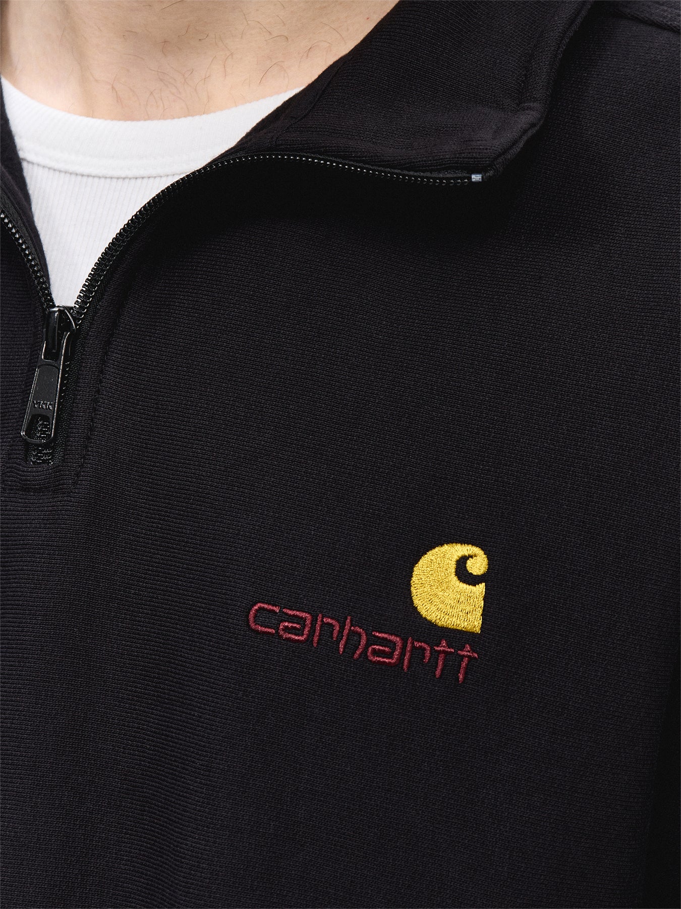 Half Zip American Script Sweatshirt - Image 3