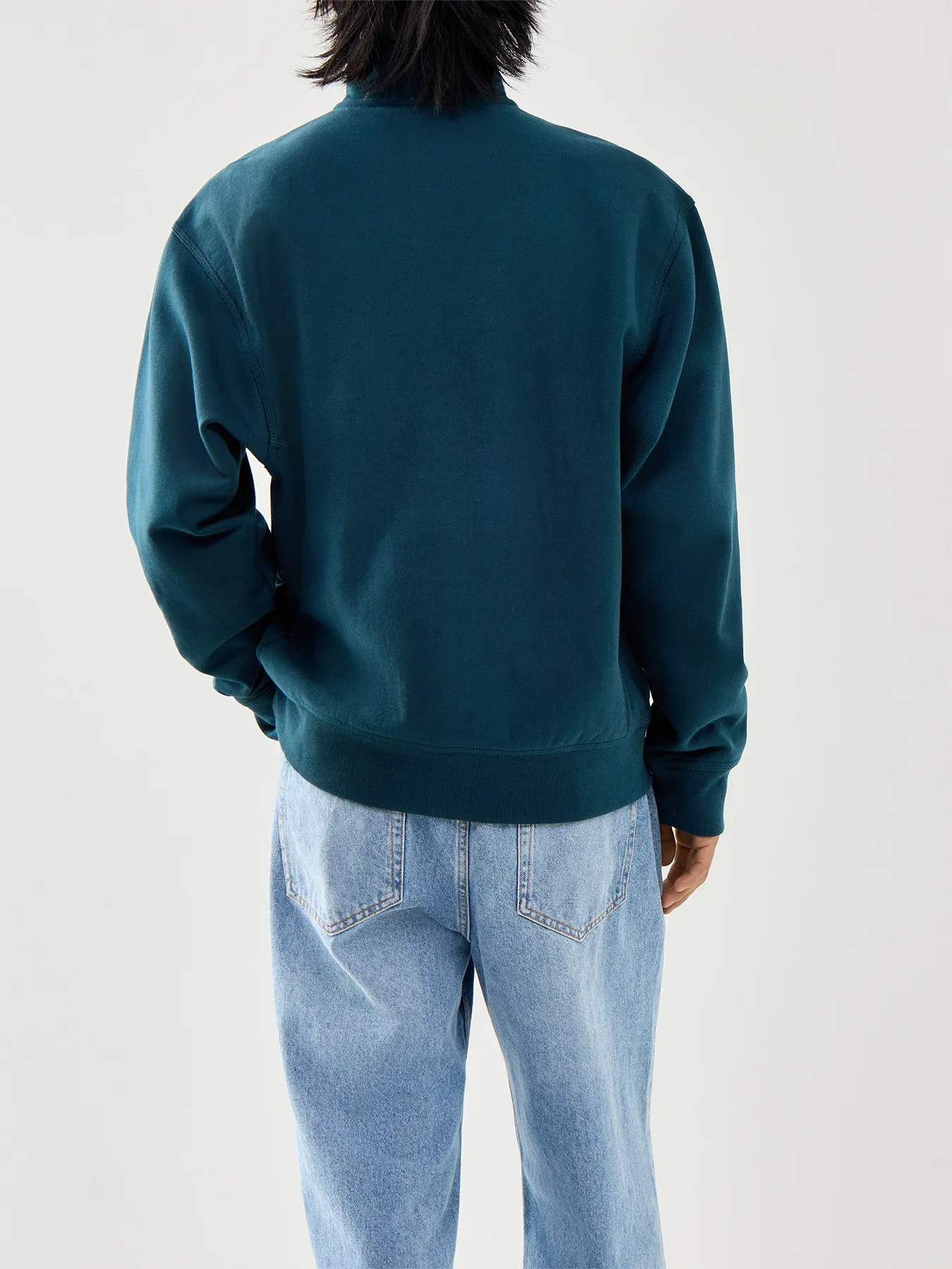 Half Zip American Script Sweatshirt - Image 5