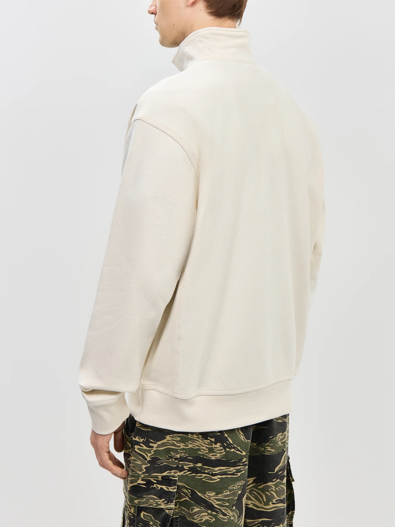 Half Zip American Script Sweatshirt - Image 5