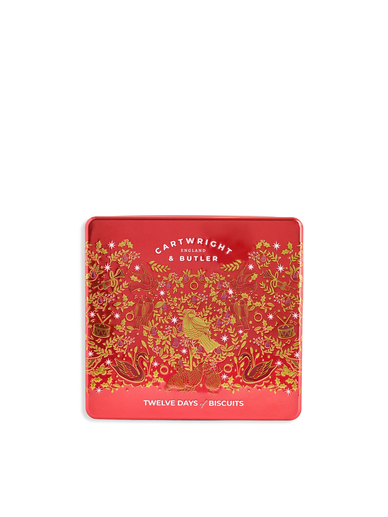 12 Days of Christmas  Chocolate Biscuits Assortment Tin