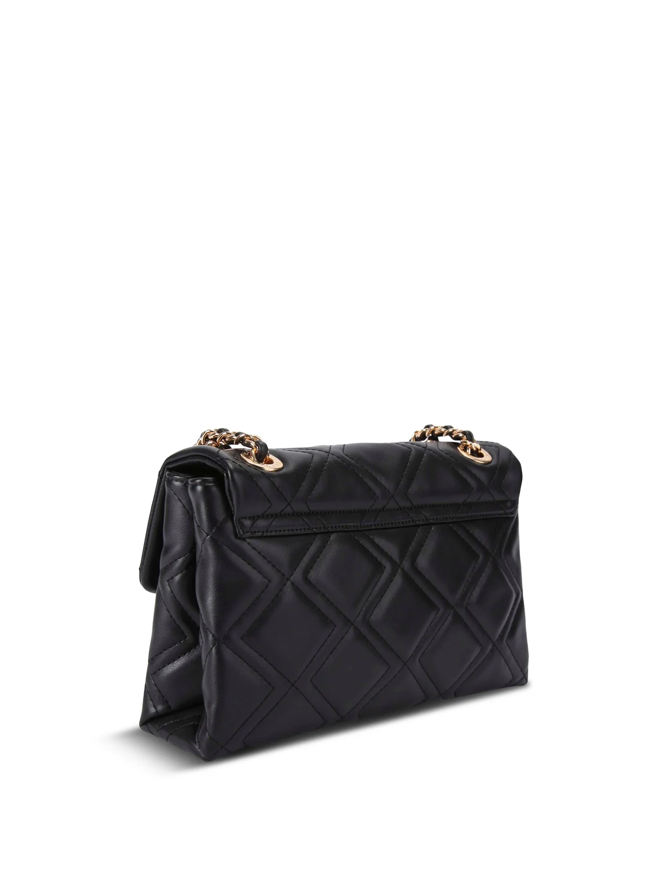 Rosa Large Chain Shoulder Bag Black - Image 3