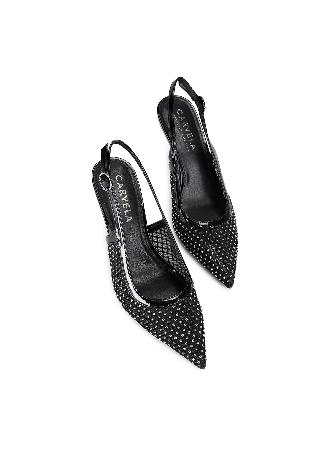 Lavish Jewel Slingback Heel Black - Image 2