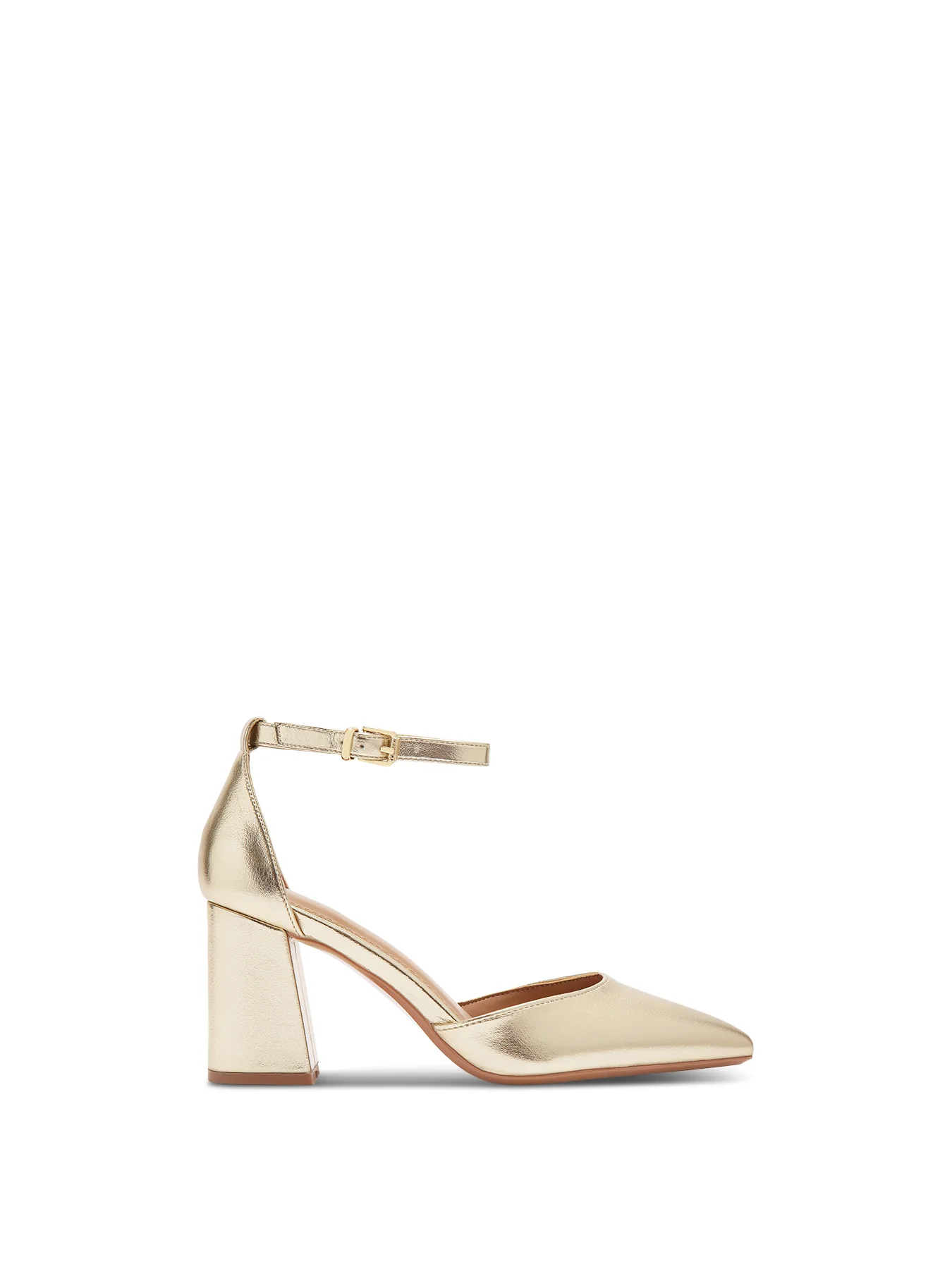 Refined Court Shoes Gold