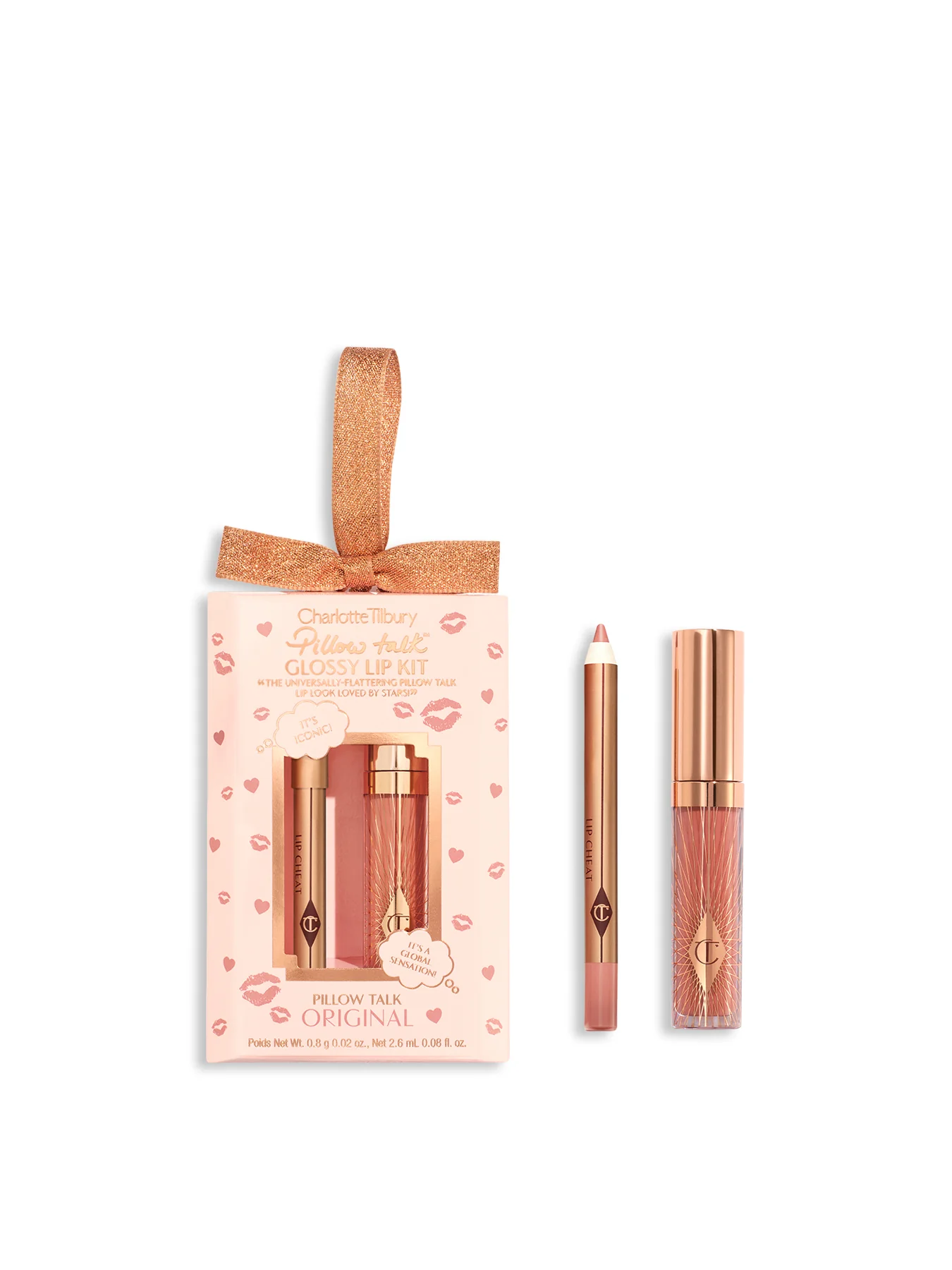 Pillow Talk Mini Glossy Lips Duo Original