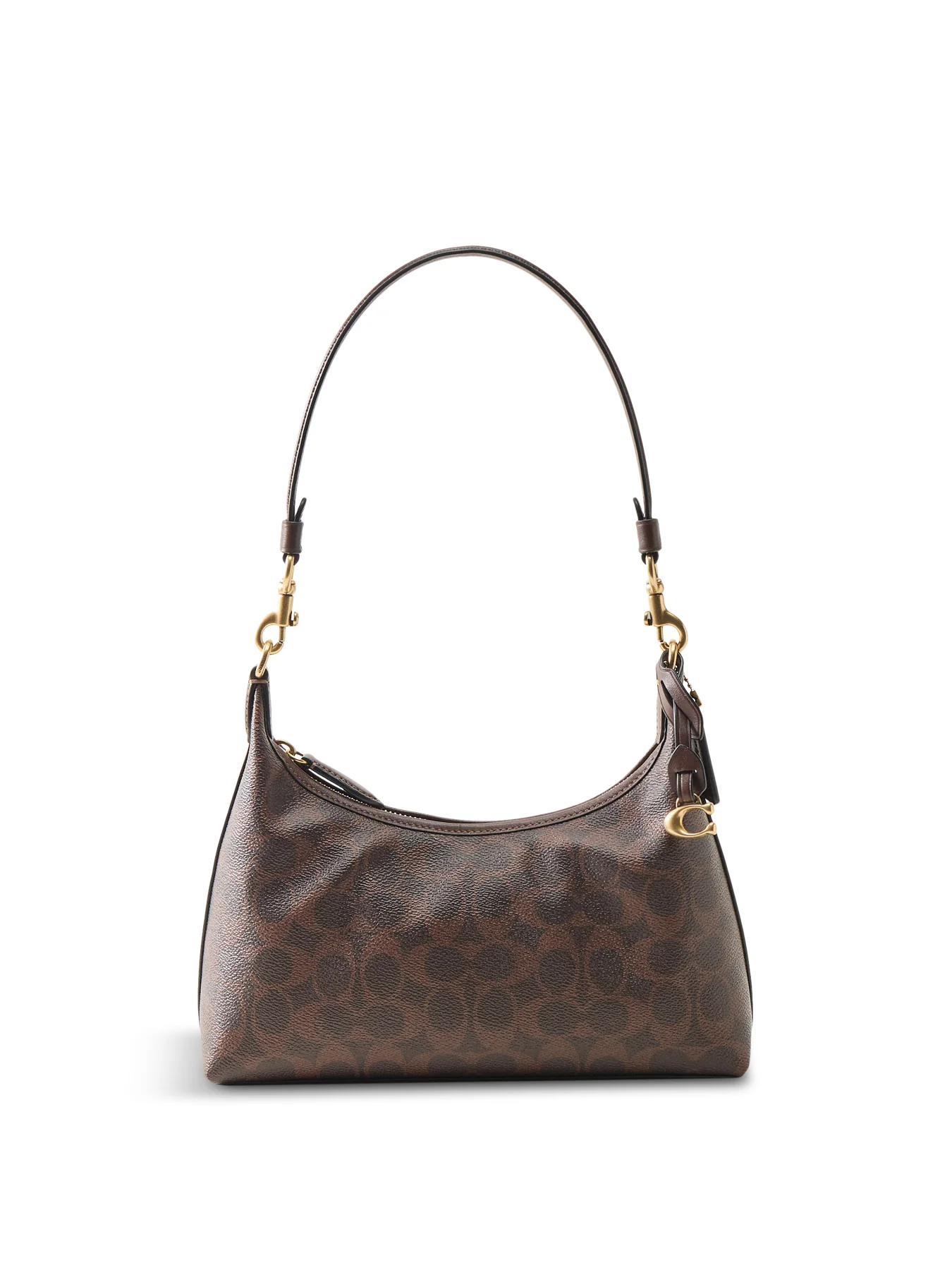 Signature Shoulder Bag Canvas Beige