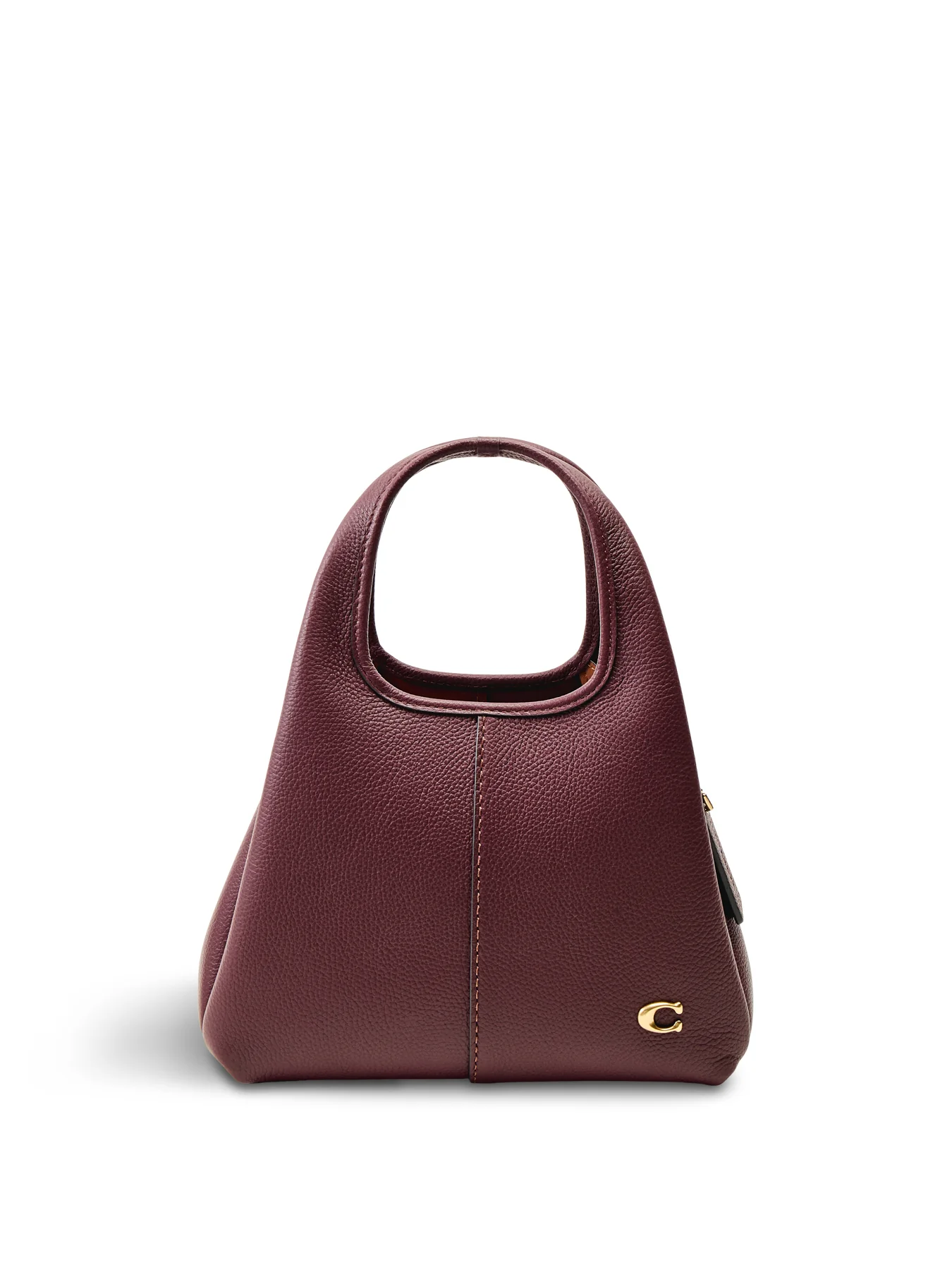 Lana Shoulder Leather Bag 23 Merlot