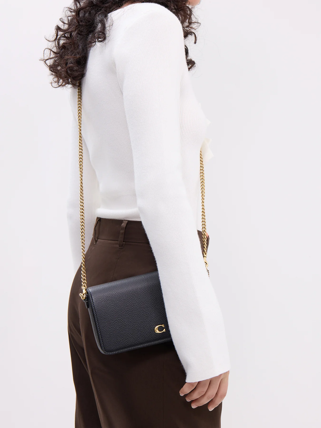 Polished Pebble Leather Essential Crossbody - Image 2