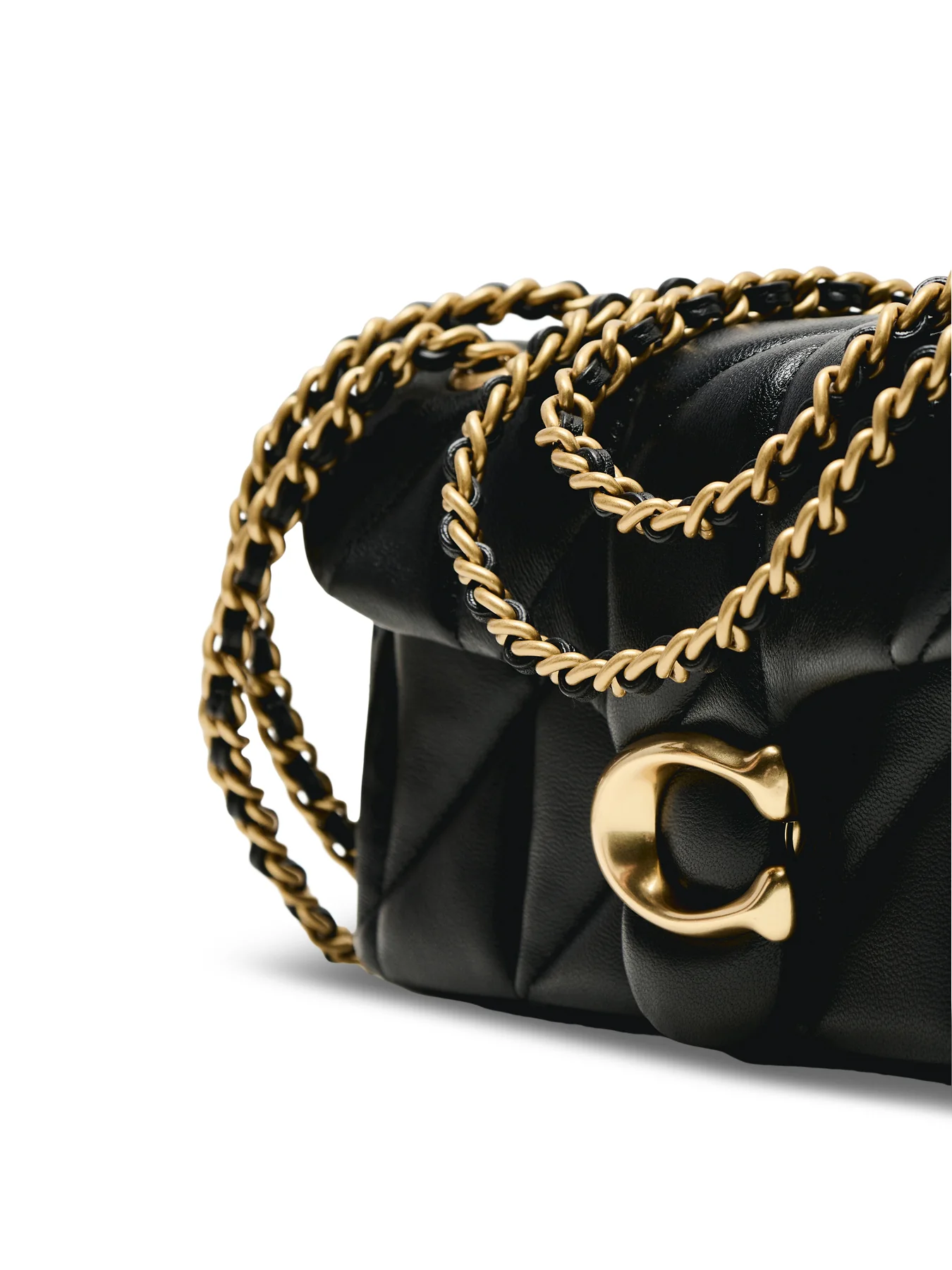 Quilted Tabby Shoulder Bag 20 with Chain - Image 5