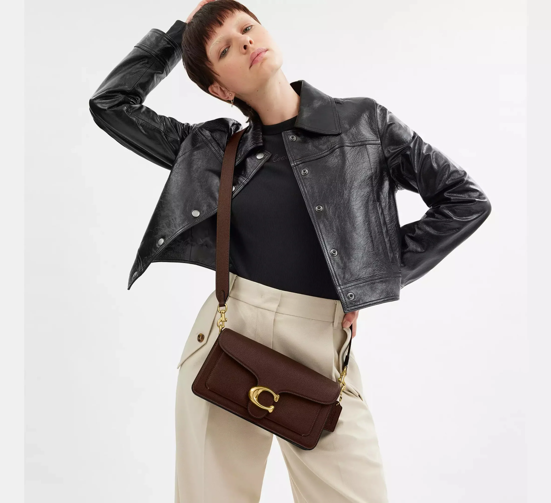 Tabby Leather Shoulder Bag 26 - Image 2