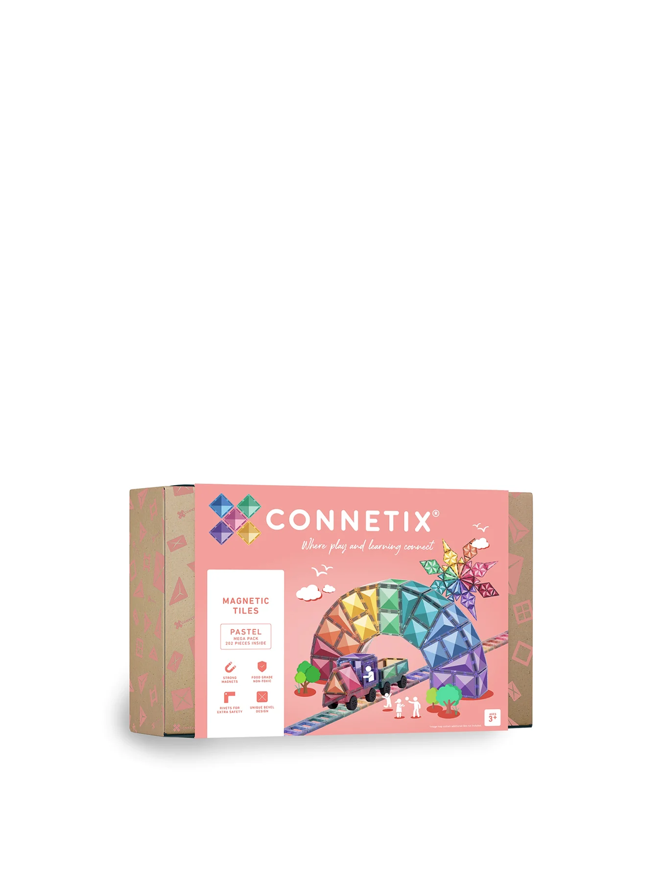 Pastel Mega Magnetic Tile Set