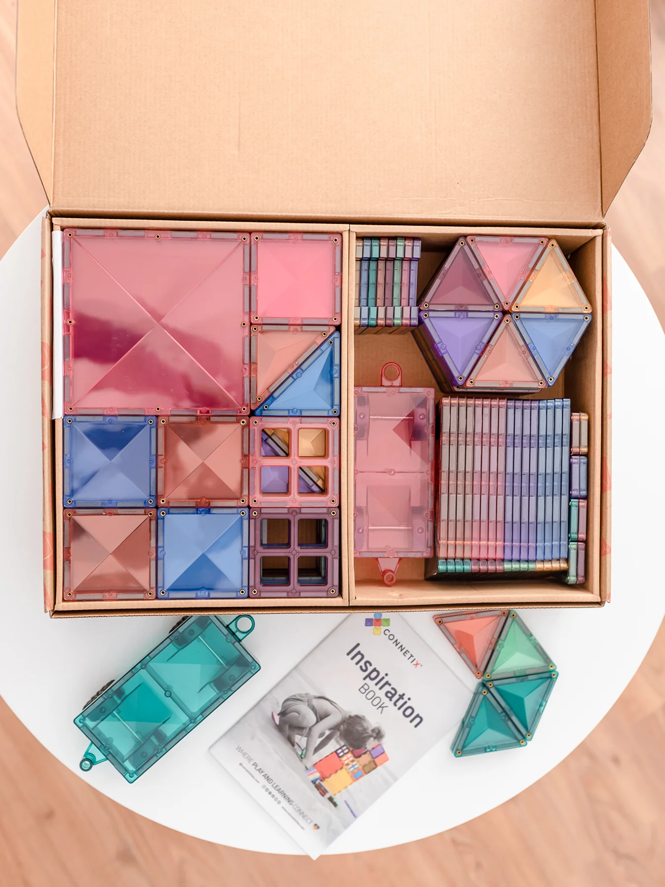 Pastel Mega Magnetic Tile Set - Image 2