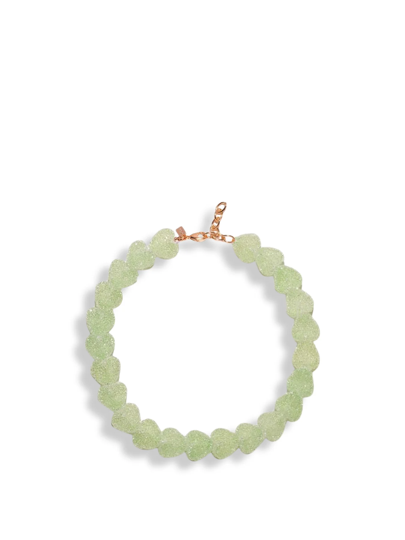 Jelly Heart Choker Necklace 18k Gold