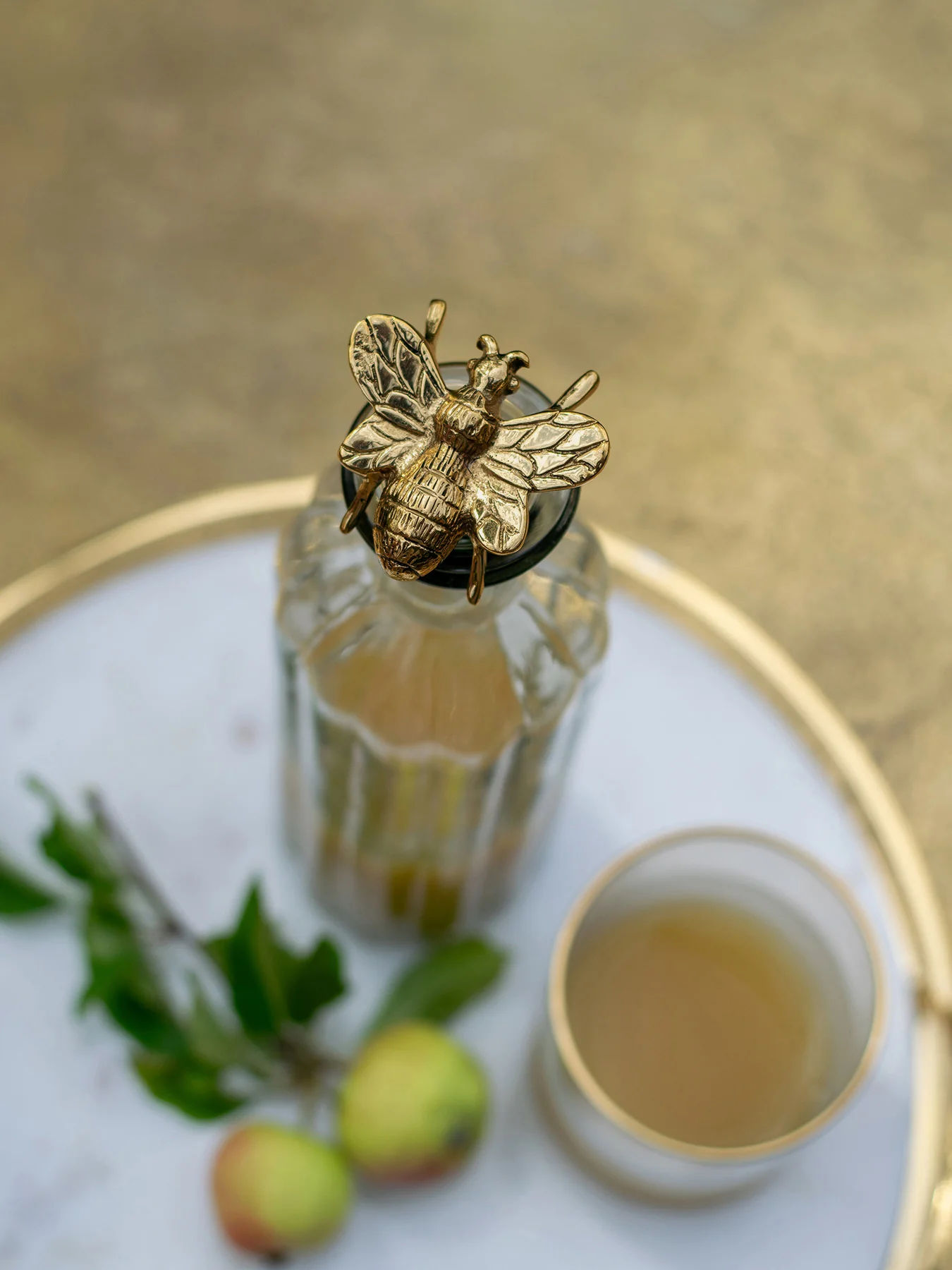 Brass Bee Bottle Stopper - Image 2