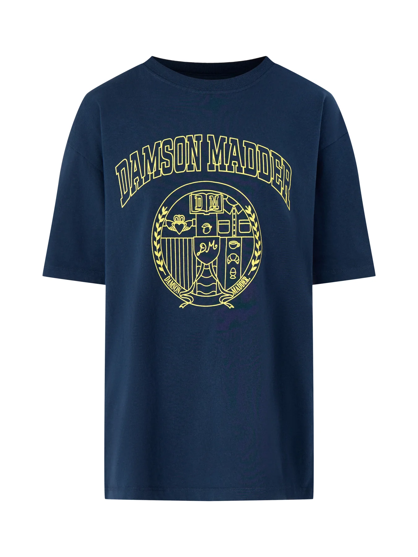 Damson Collegiate Short Sleeve Tee Navy