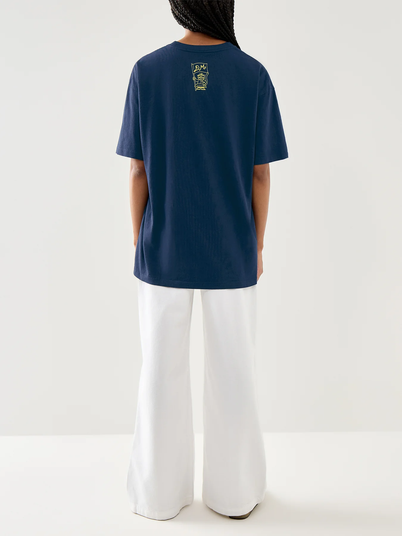 Damson Collegiate Short Sleeve Tee Navy - Image 5