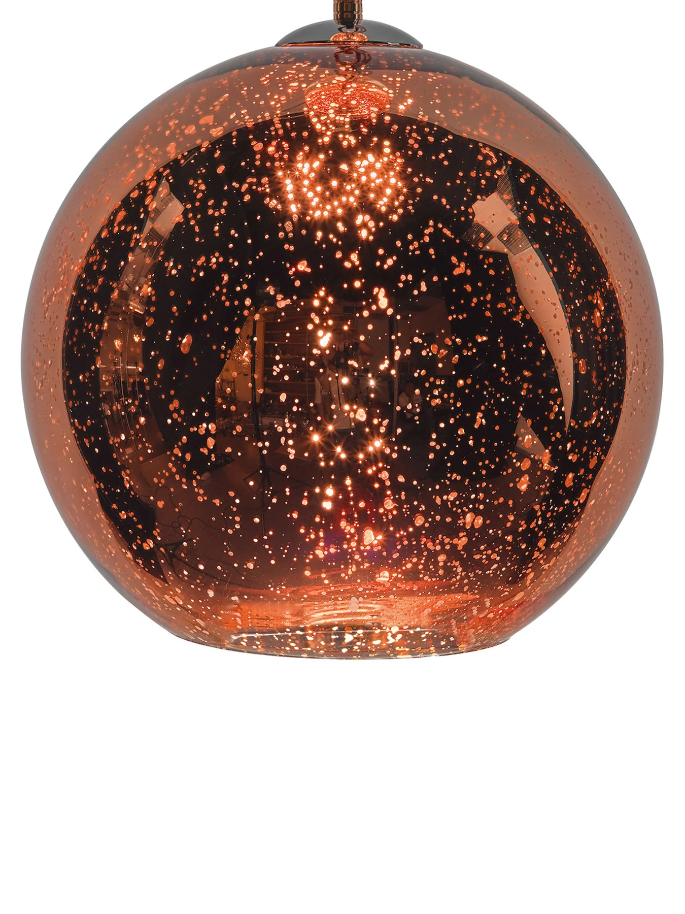 Speckle 1 Light Electro Plated Pendant - Image 2