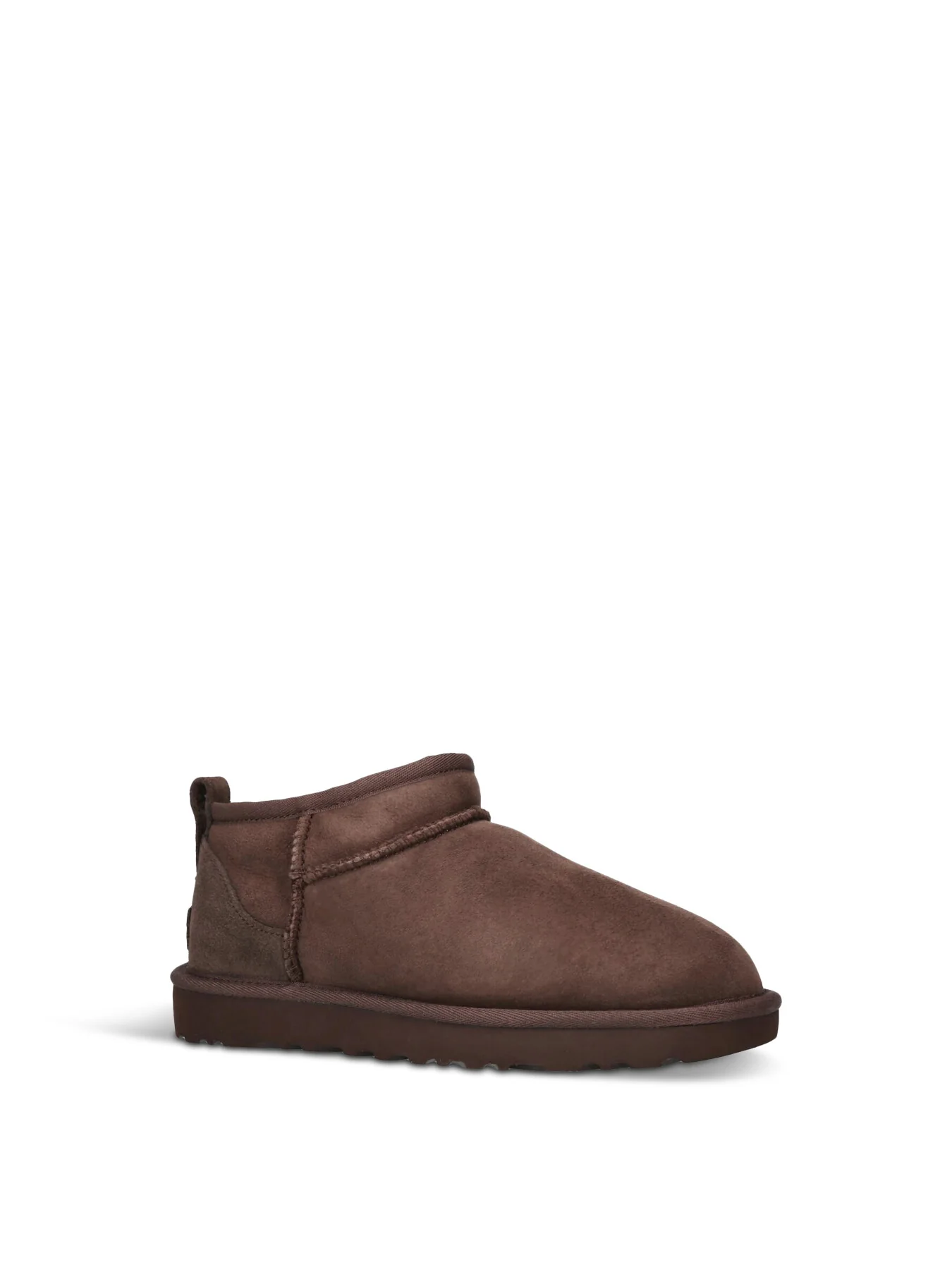 Womens Classic Ultra Mini Suede Ankle Boot Burnt Cedar