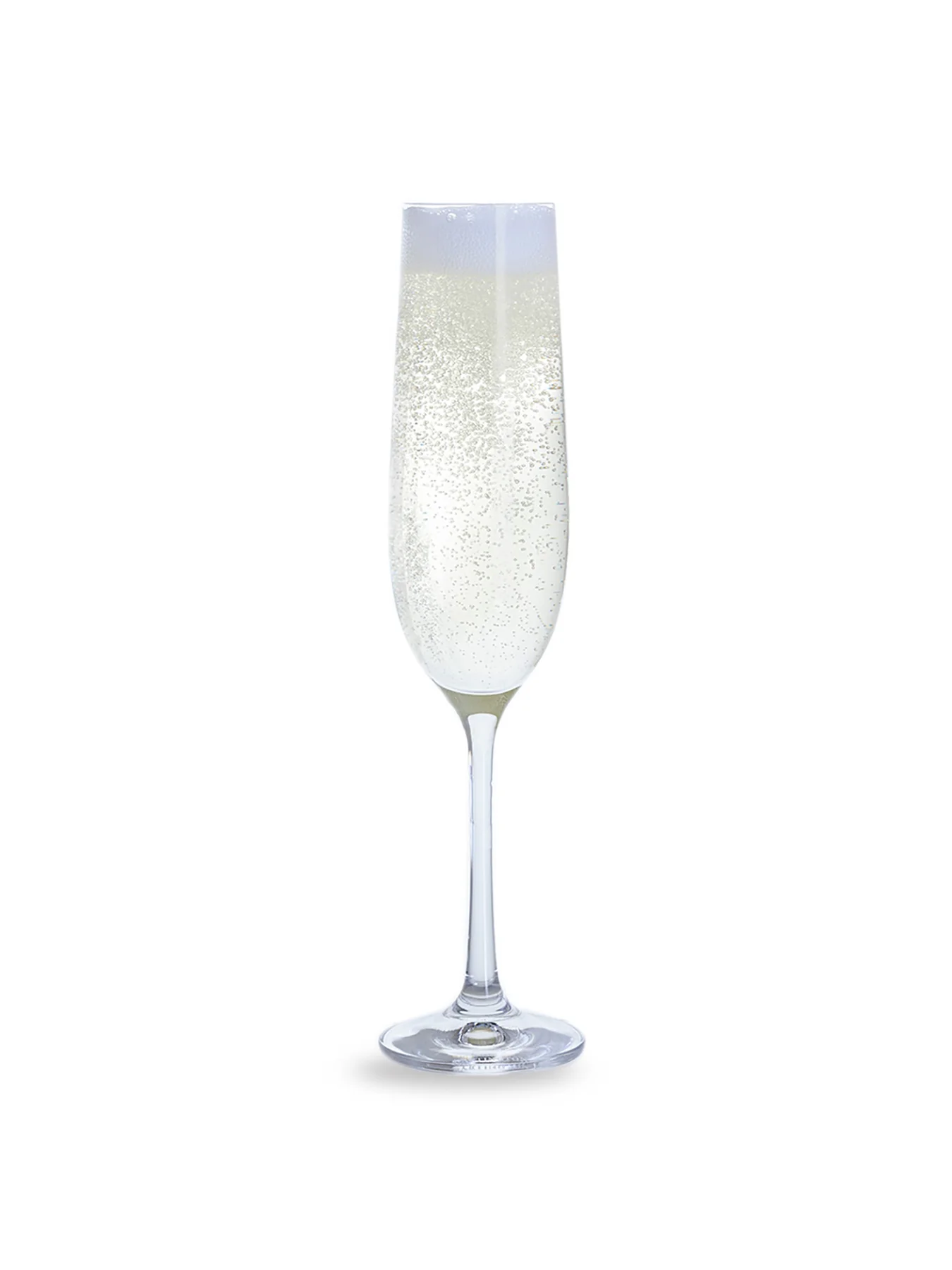 Six Flute Glasses