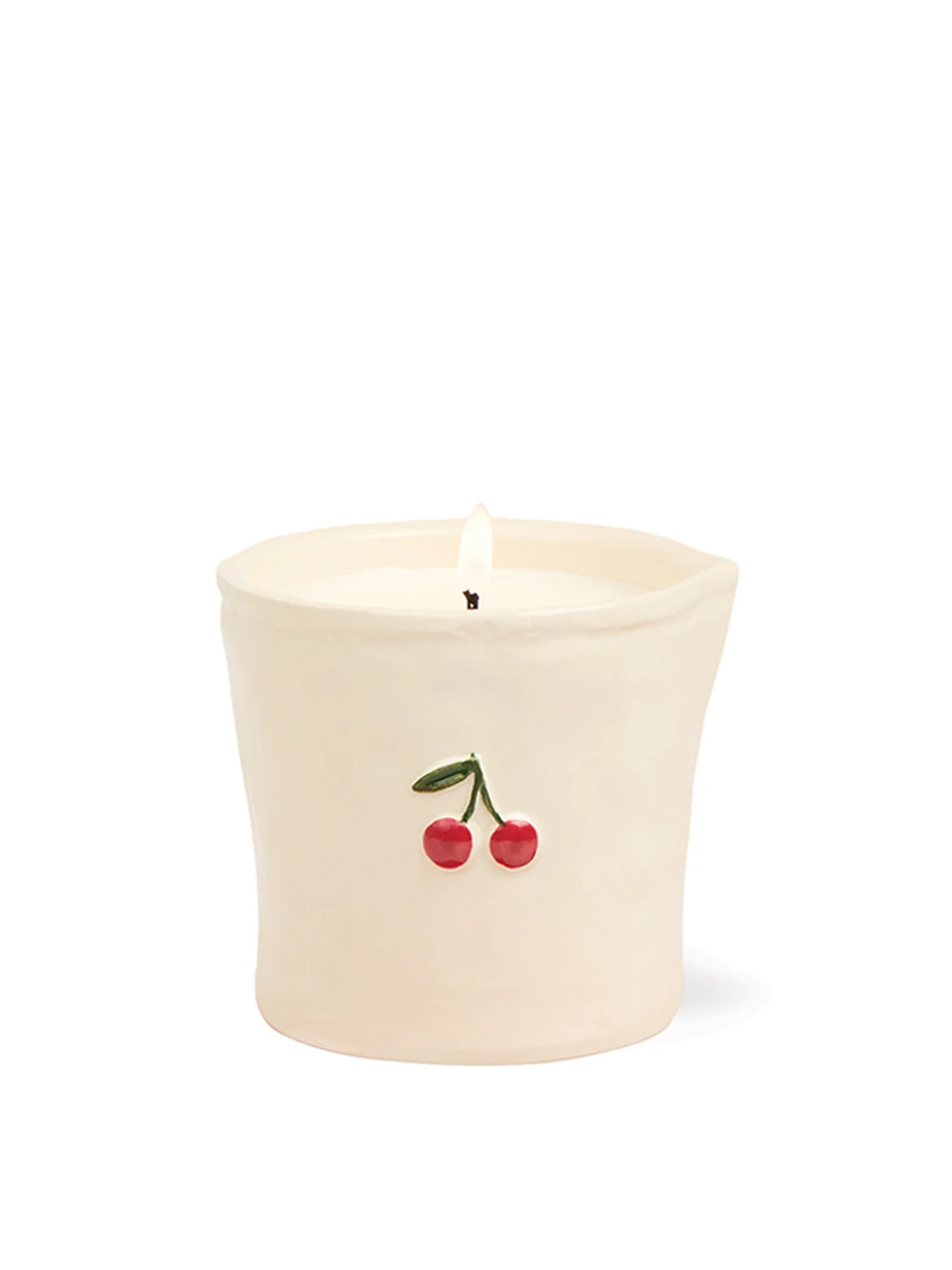Cherry Embossed Ceramic Candle Smoked Cherry 226g