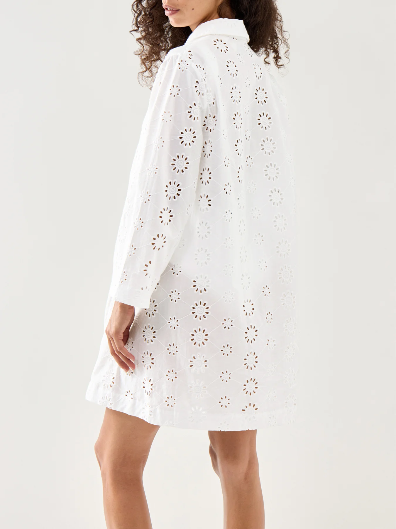 Broderie Anglaise Kaftan Mini - Image 5