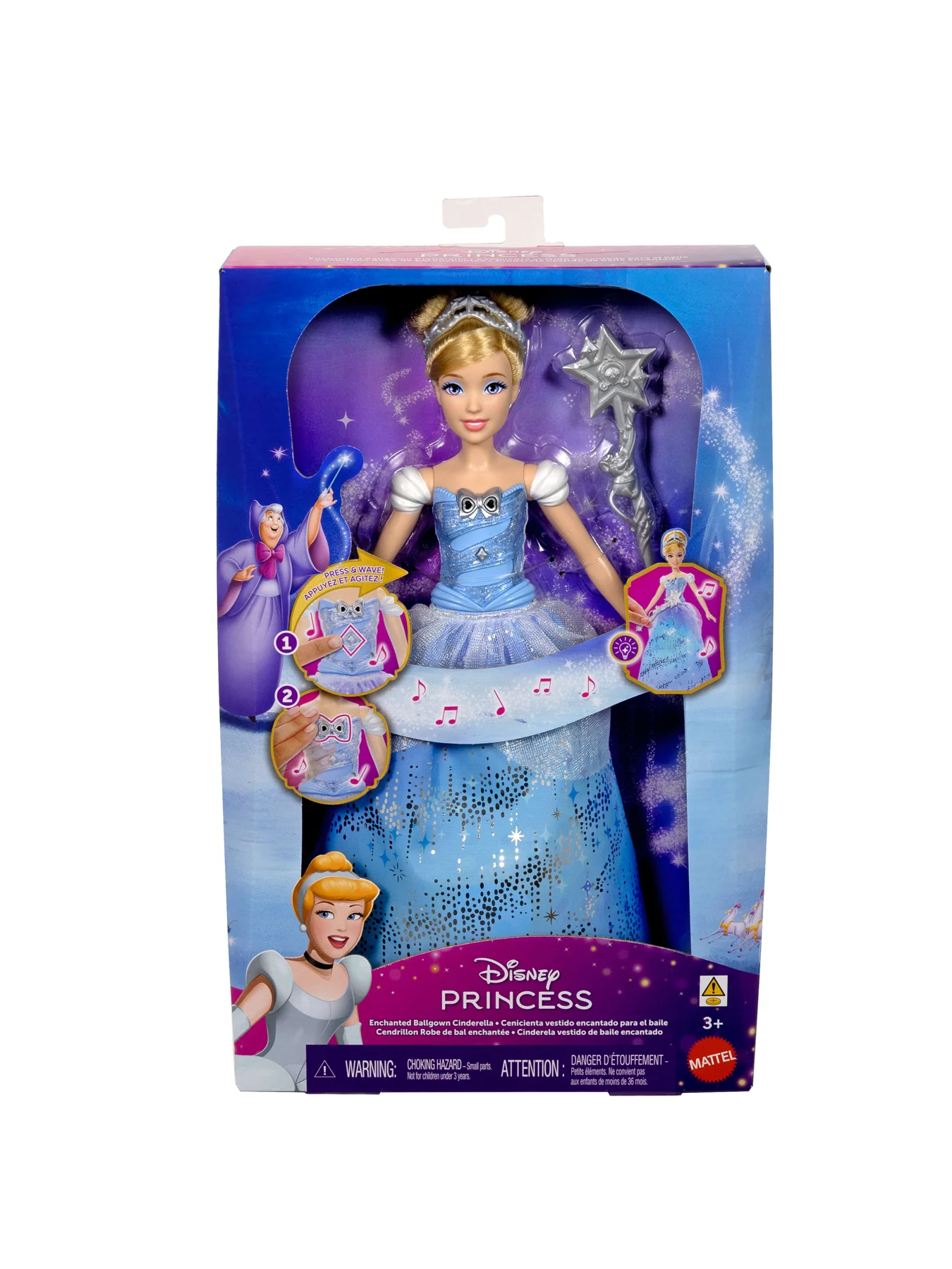 Disney Princess Cinderella Feature Doll - Image 3