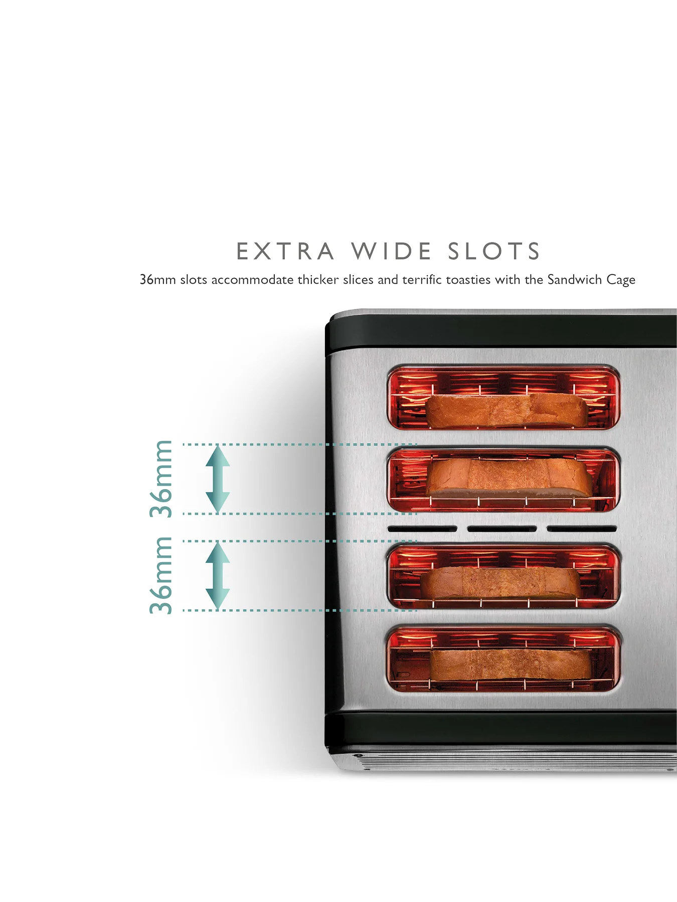 Architect 4 Slice Toaster - Image 2