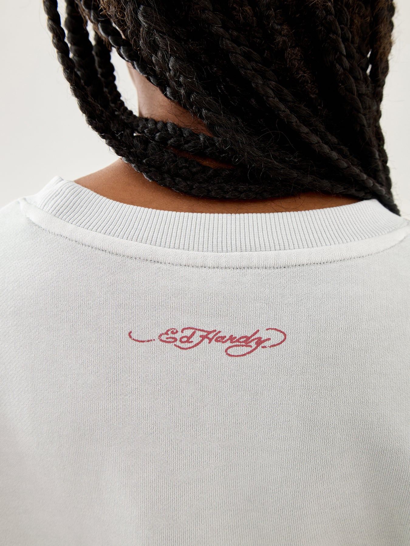 Womens Tiger-Vintage-Roar Crew Neck Sweatshirt - Image 3