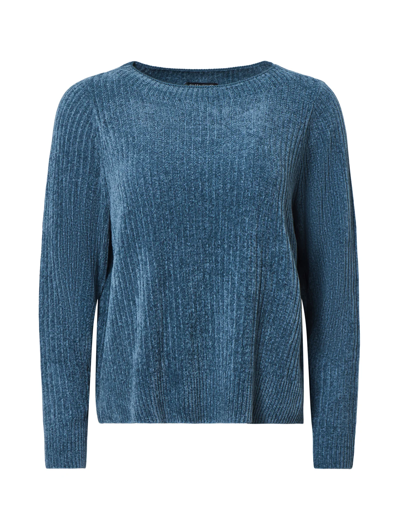 Square Armhole Wool Sweater Blue