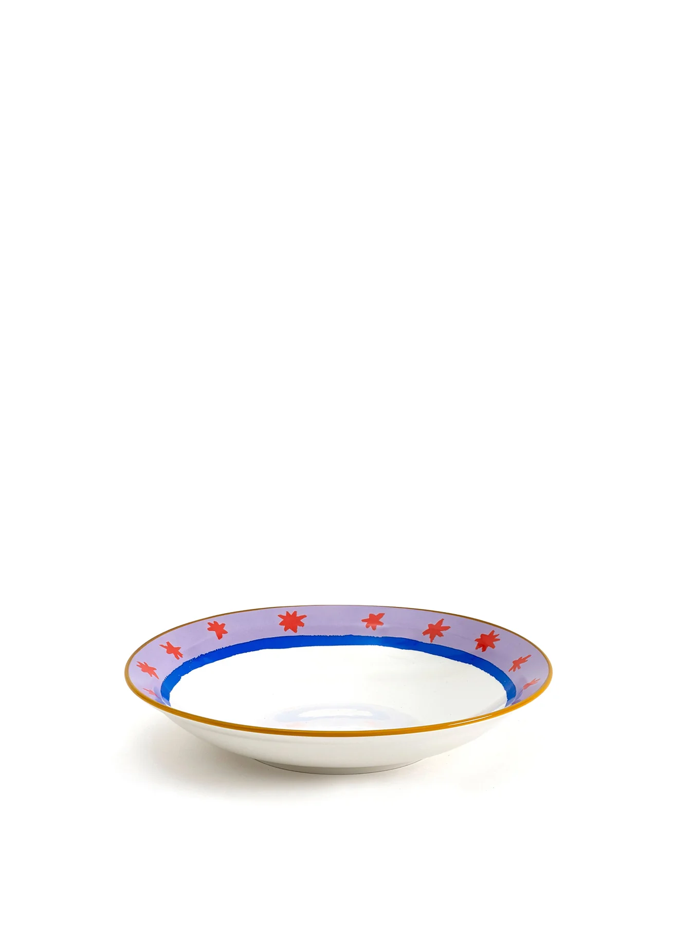 Red Star Pasta Bowl Red