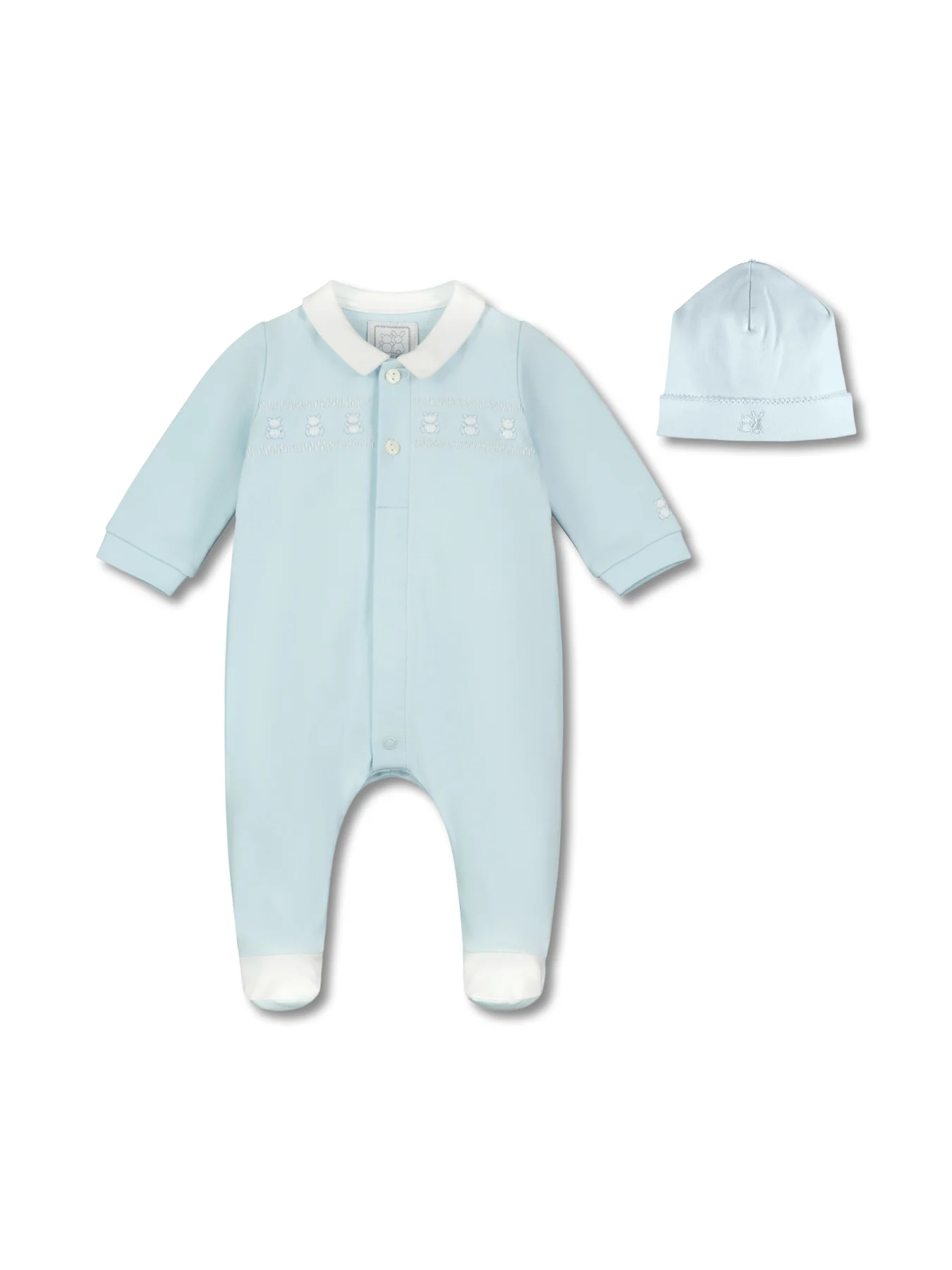 Fisher Babygrow and Hat