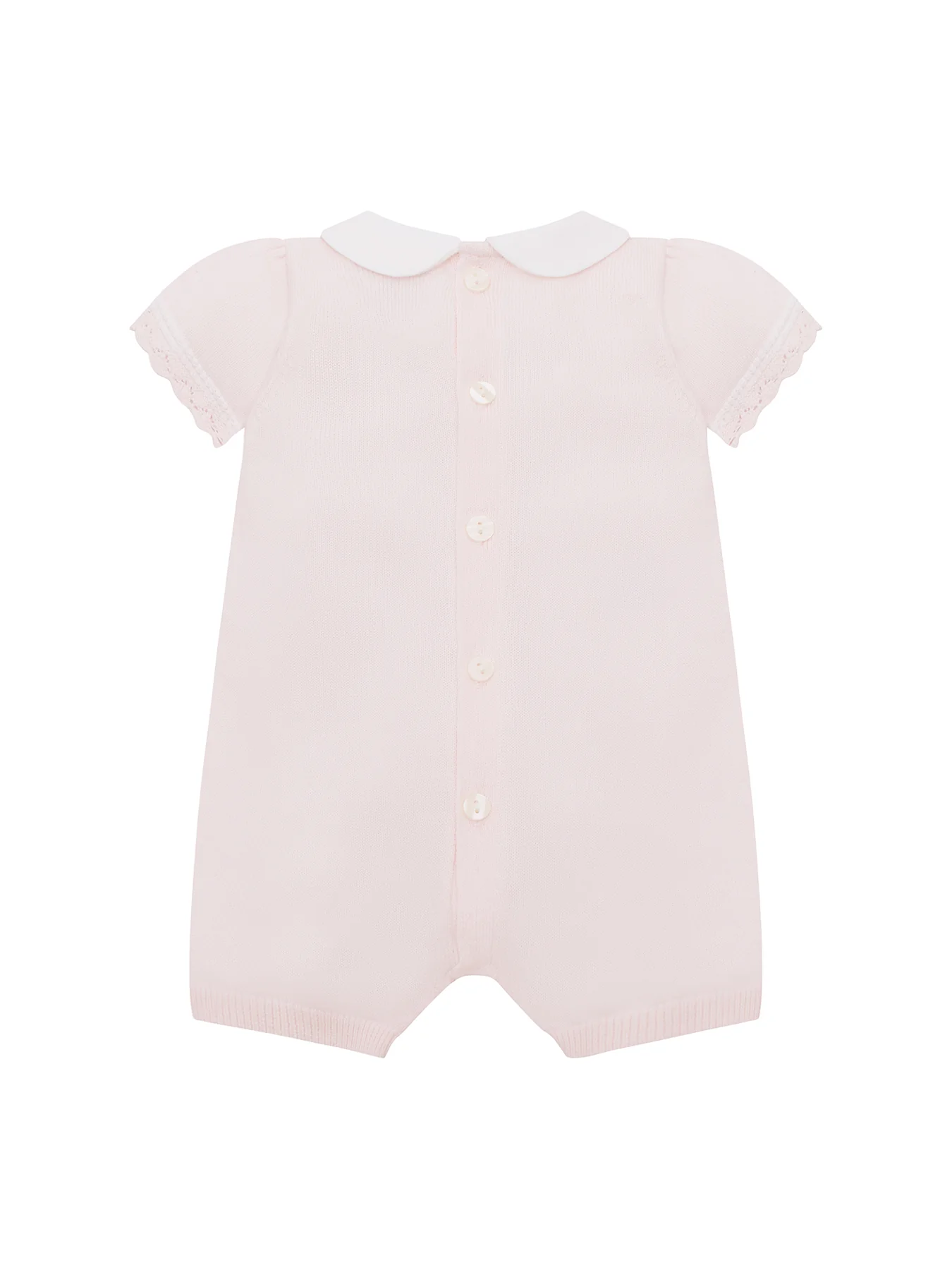Baby Layla Knitted Romper Pink