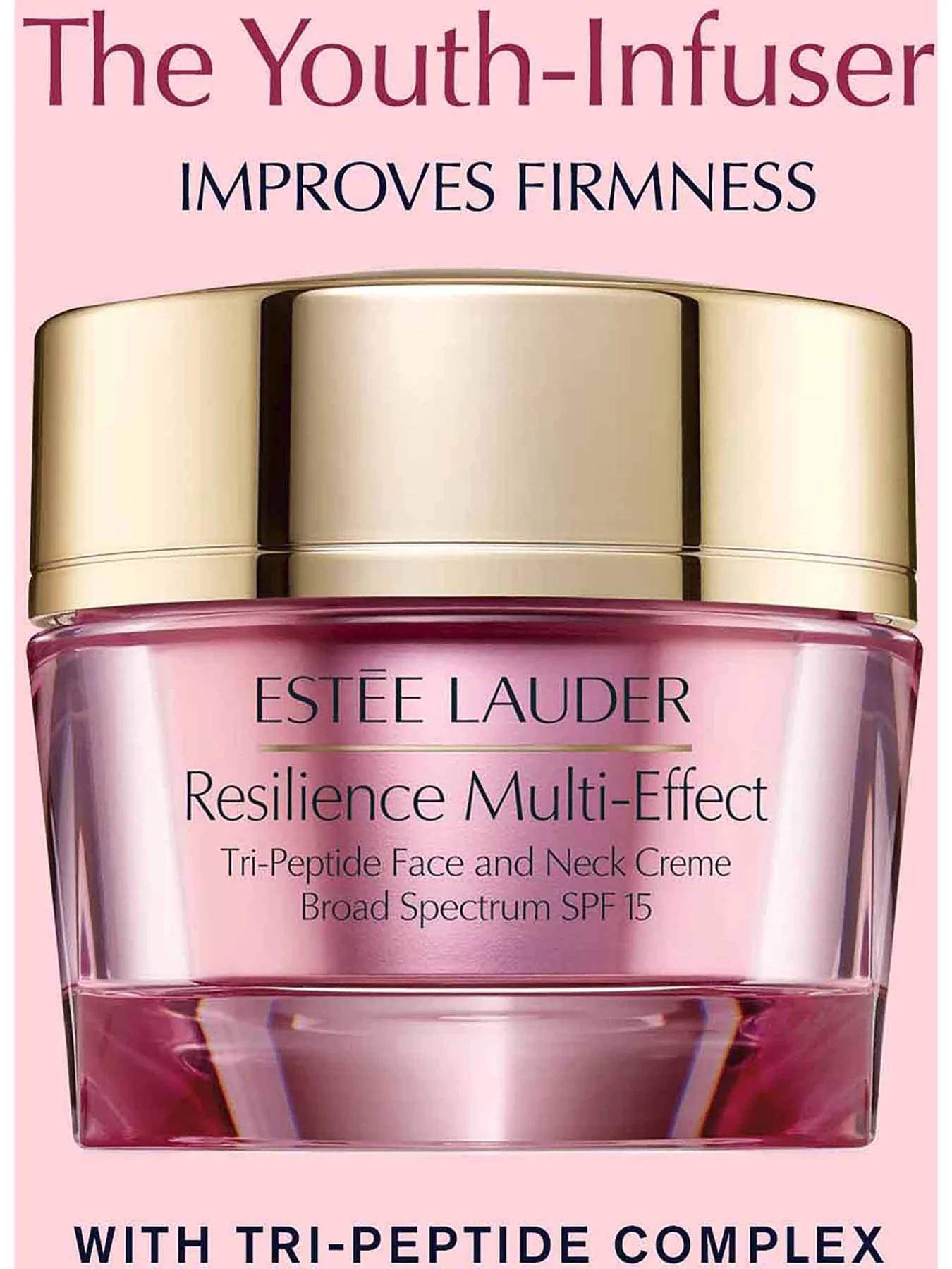 Resilience Lift Multi-Effect Tri-Peptide Face and Neck Moisturiser Crème SPF15 - Image 3