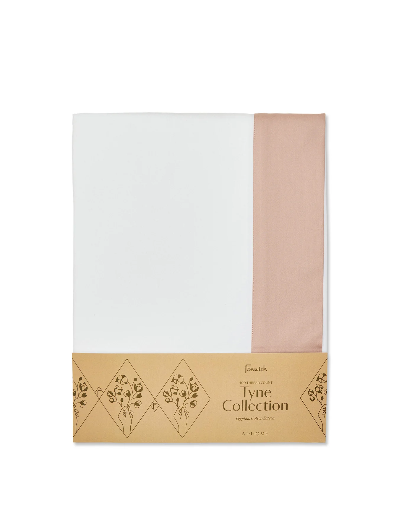 Tyne Collection Duvet Cover Superking Pink