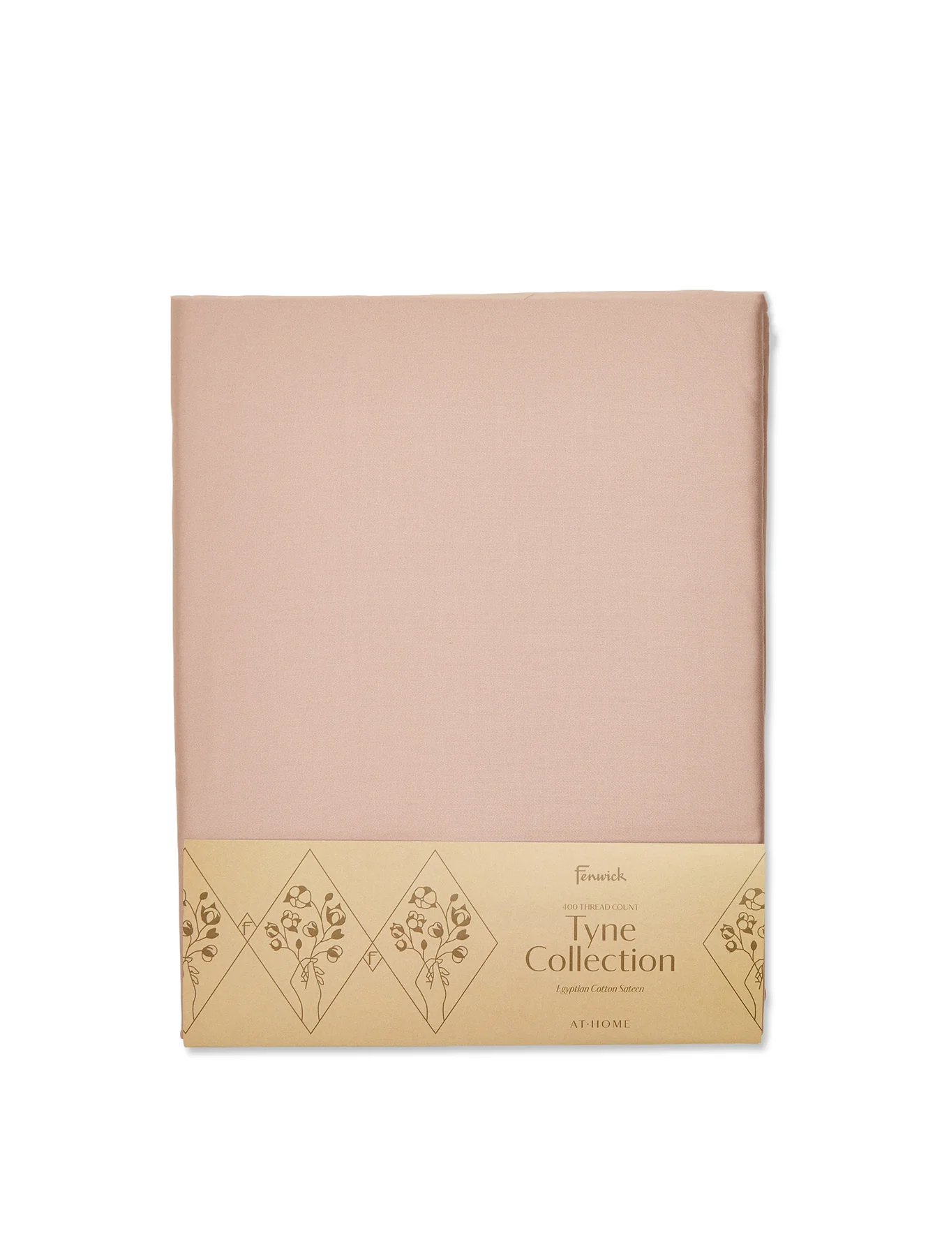 Tyne Collection Fitted Sheet King Pink