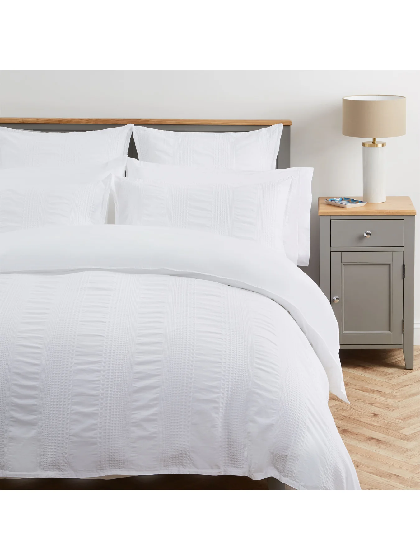 Fenwick at Home York Square Pillowcase White - Image 2