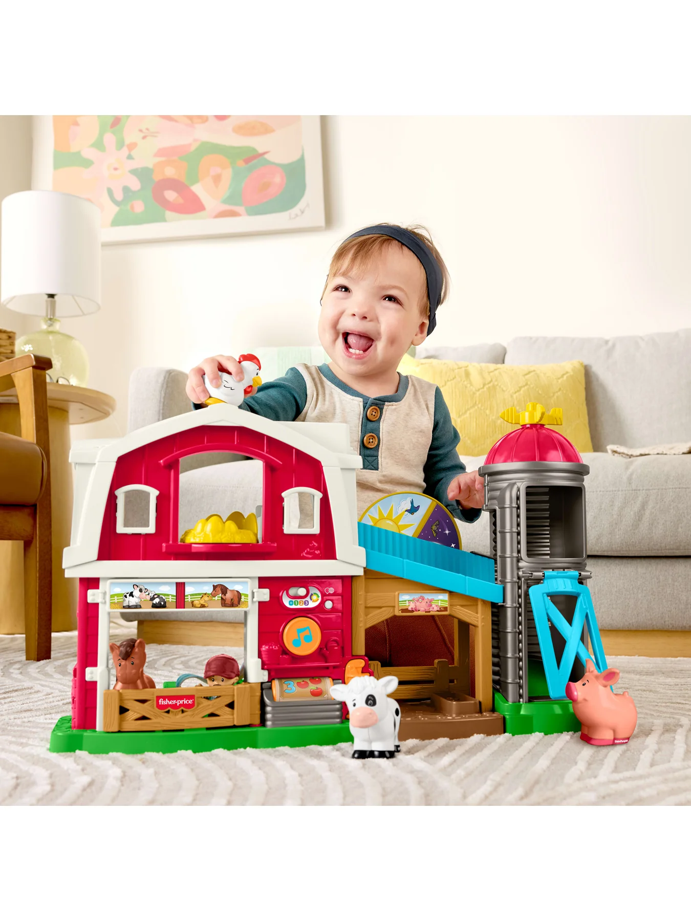 Little People Caring Fun Animals Farm Playset - Image 3