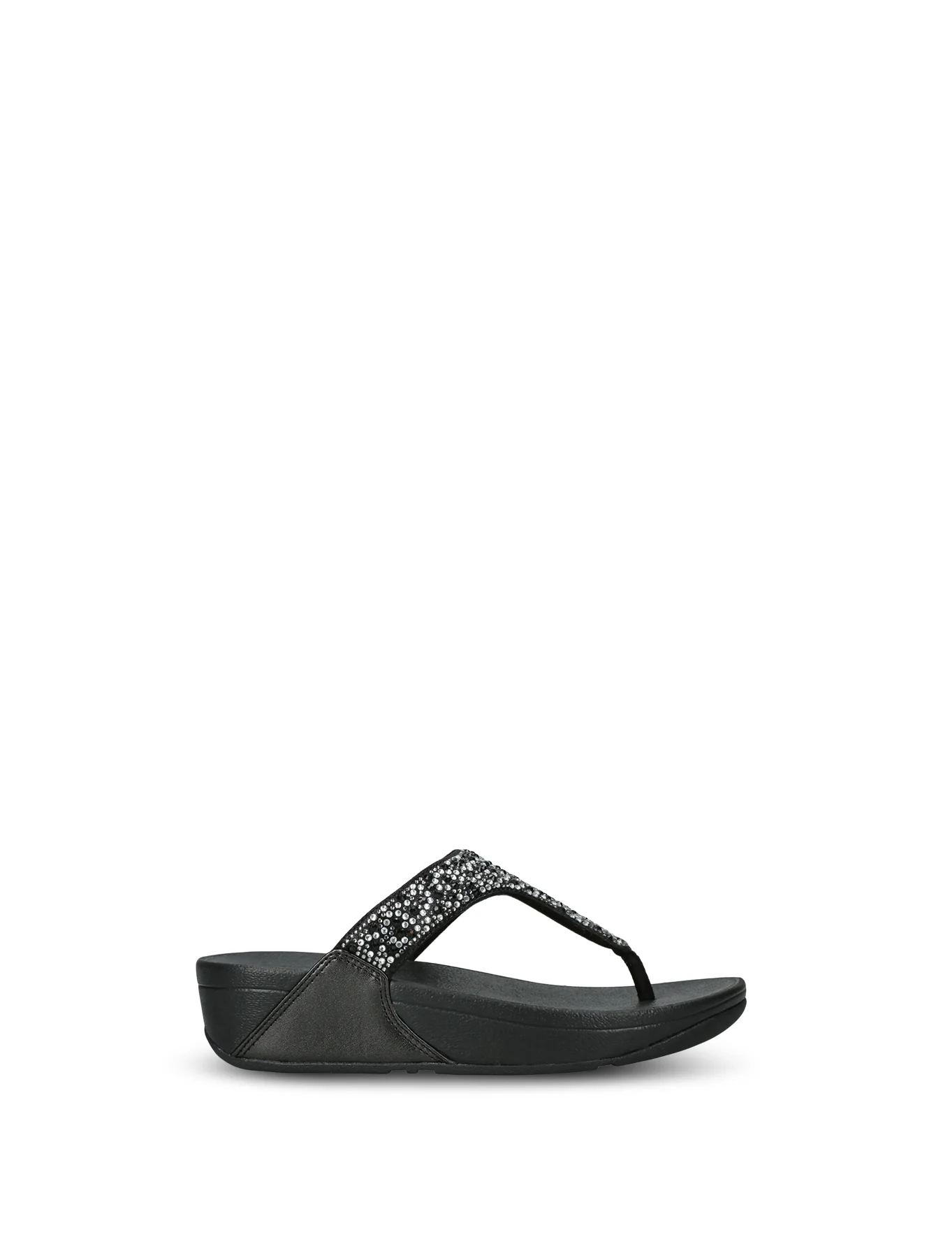 Lulu Crystal-Mix Toe-Post Sandals - Image 4