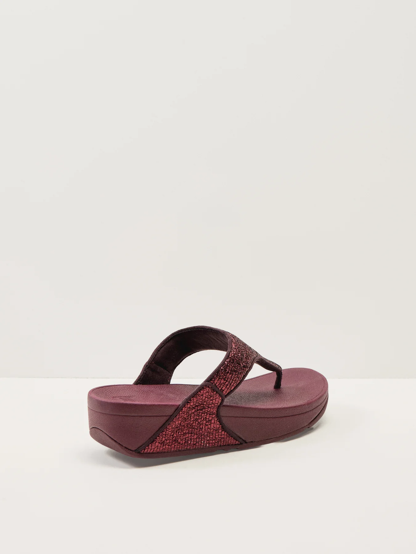 Lulu Crinkled-Shimmer Toe-Post Sandals - Image 2