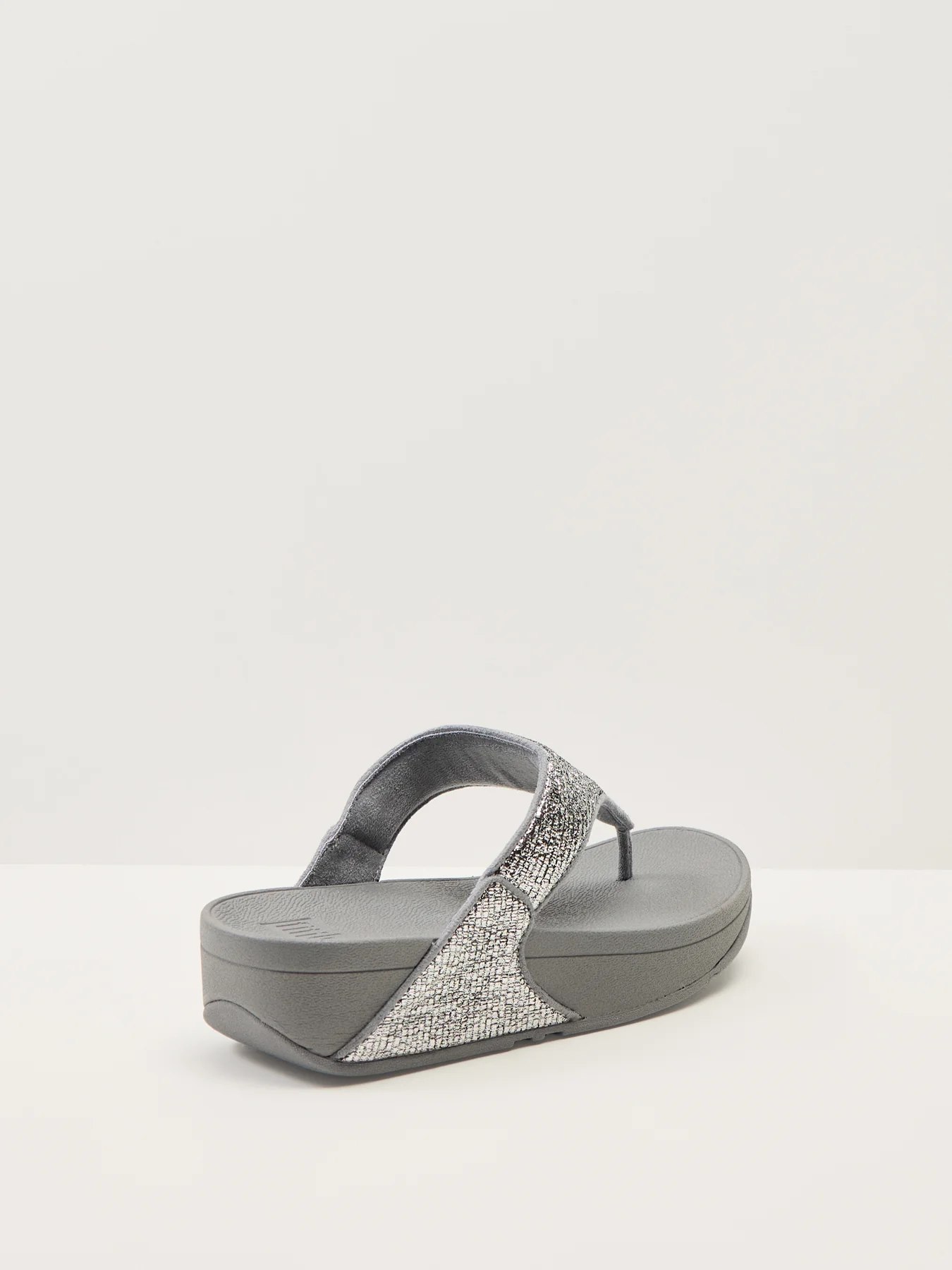 Lulu Crinkled-Shimmer Toe-Post Sandals - Image 2