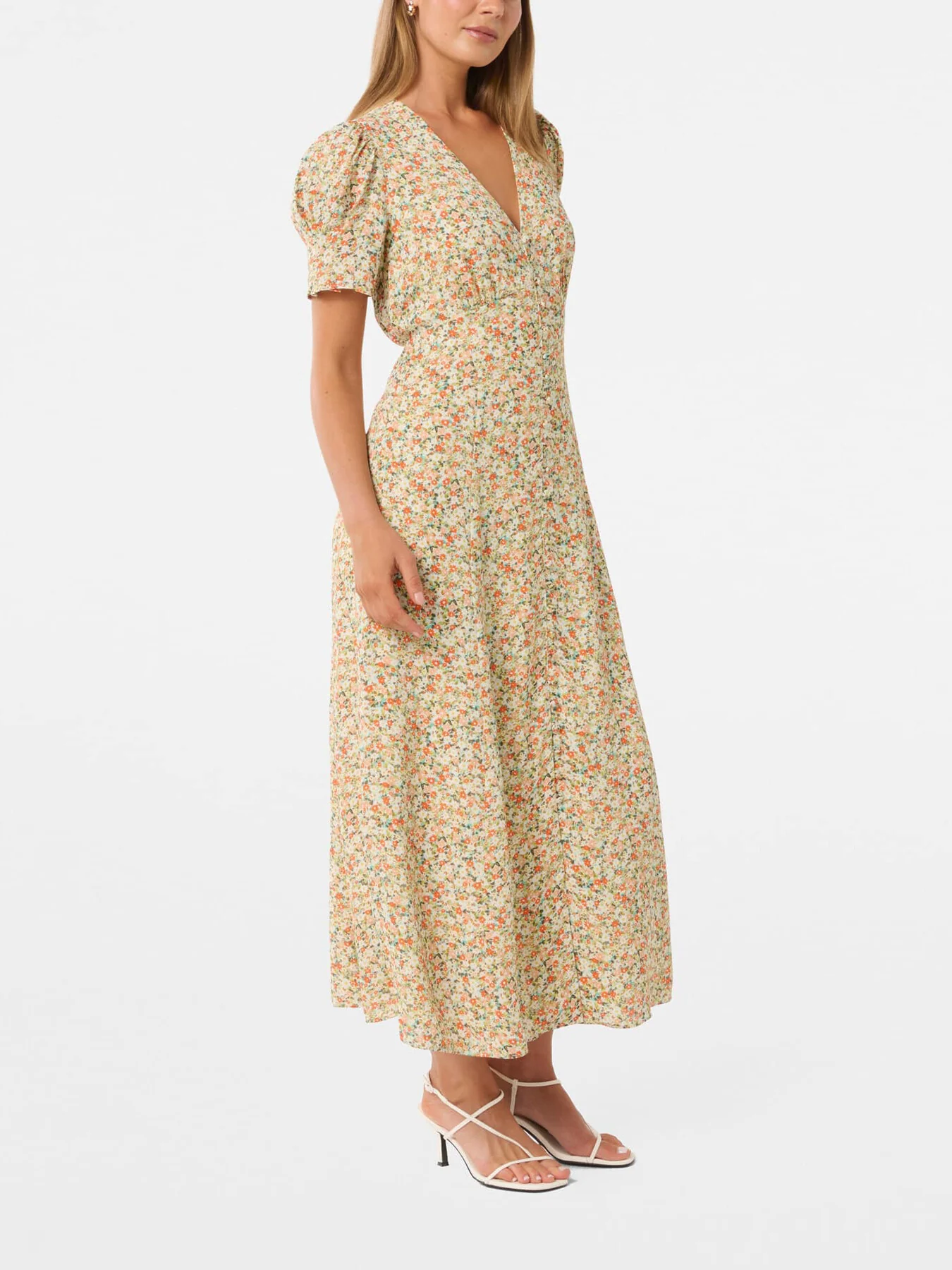 Safira Printed Midi Sun Dress - Image 5
